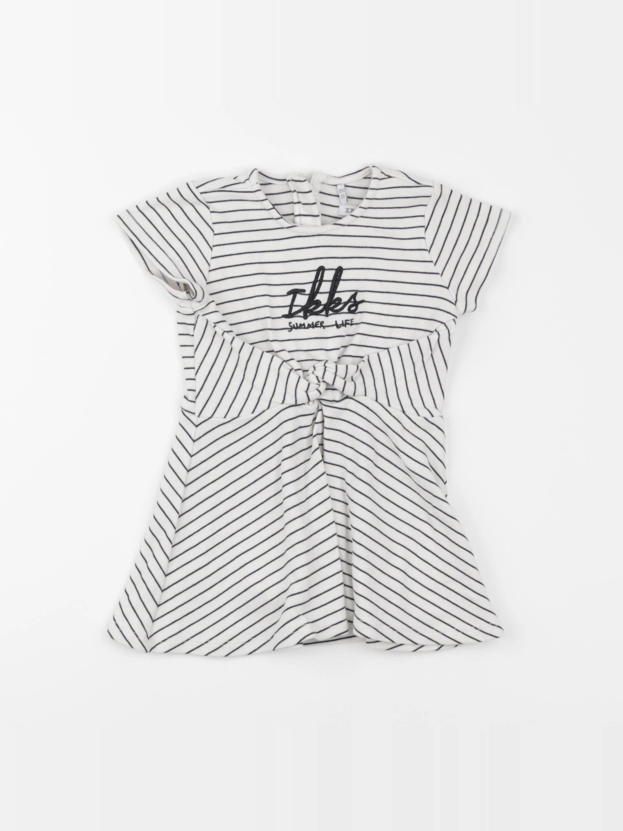 IKKS - robe blanc, bleu - 18 mois