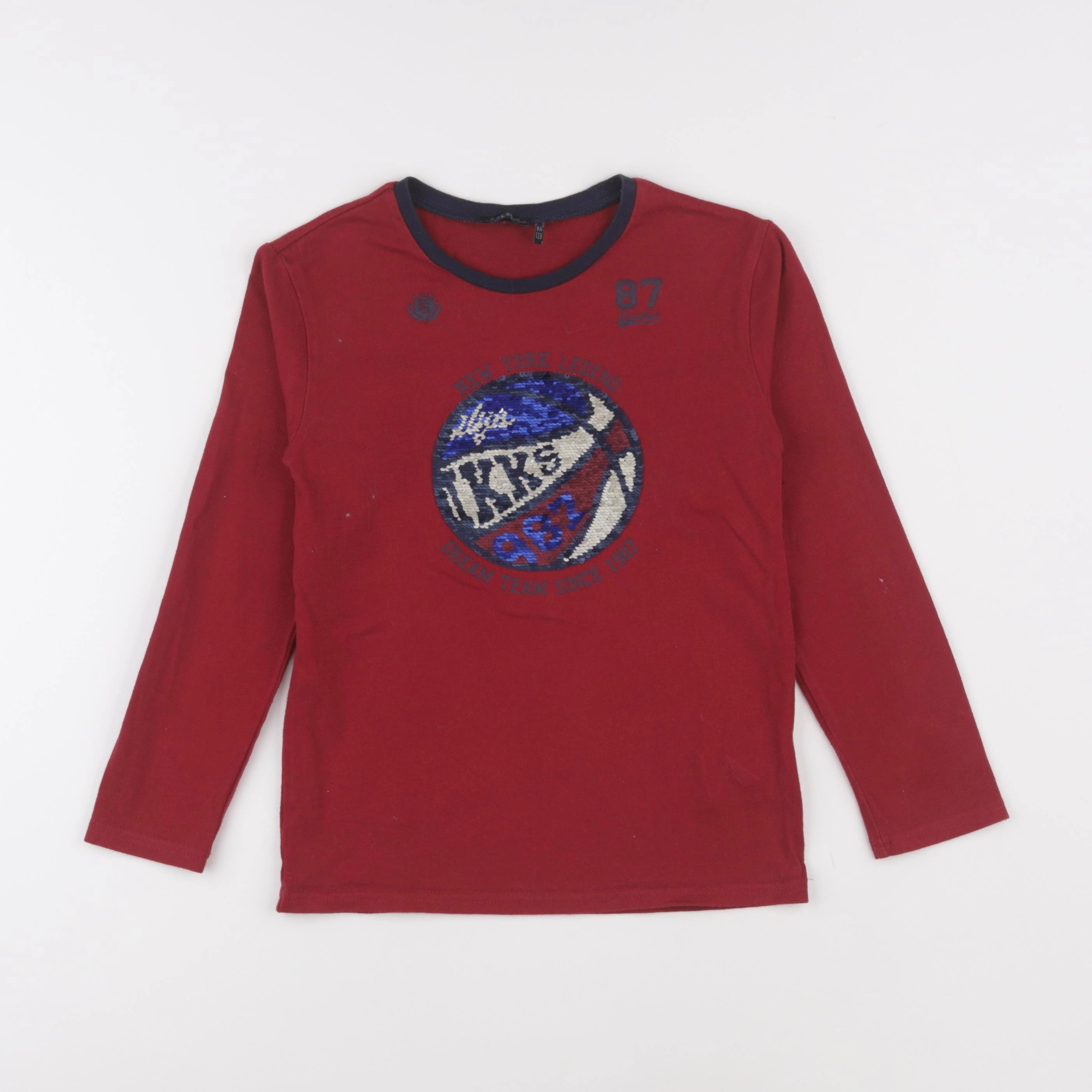 IKKS - tee-shirt rouge - 8 ans