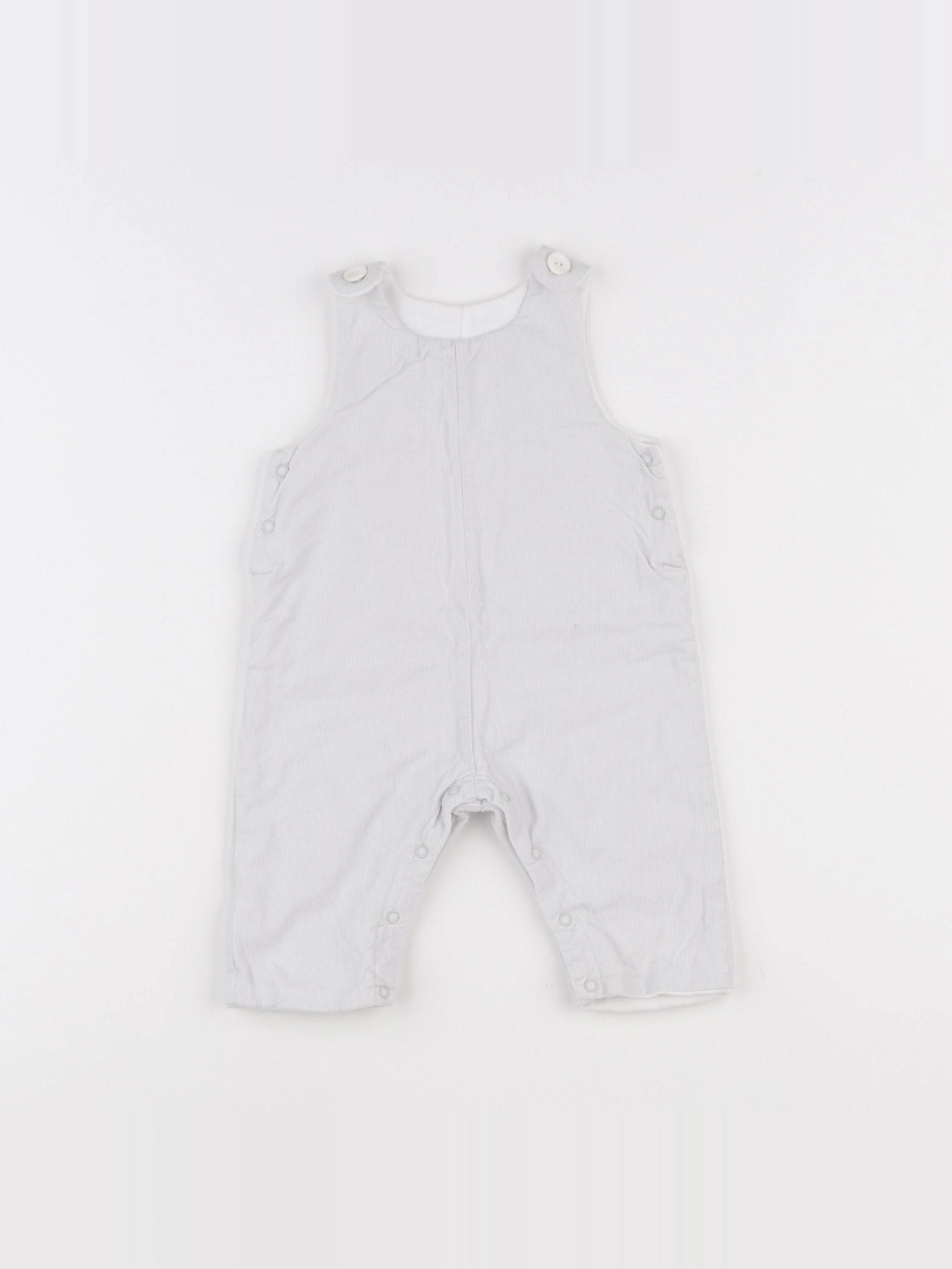 Petit Bateau - combinaison gris - 1 mois