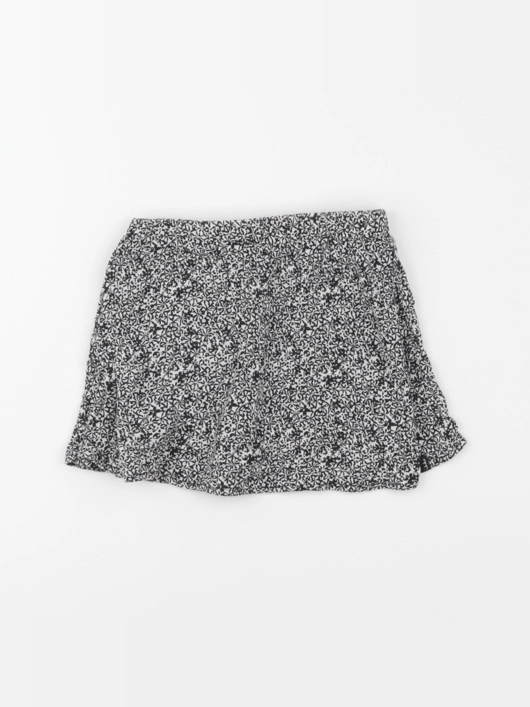 IKKS - jupe short blanc, noir - 3 ans