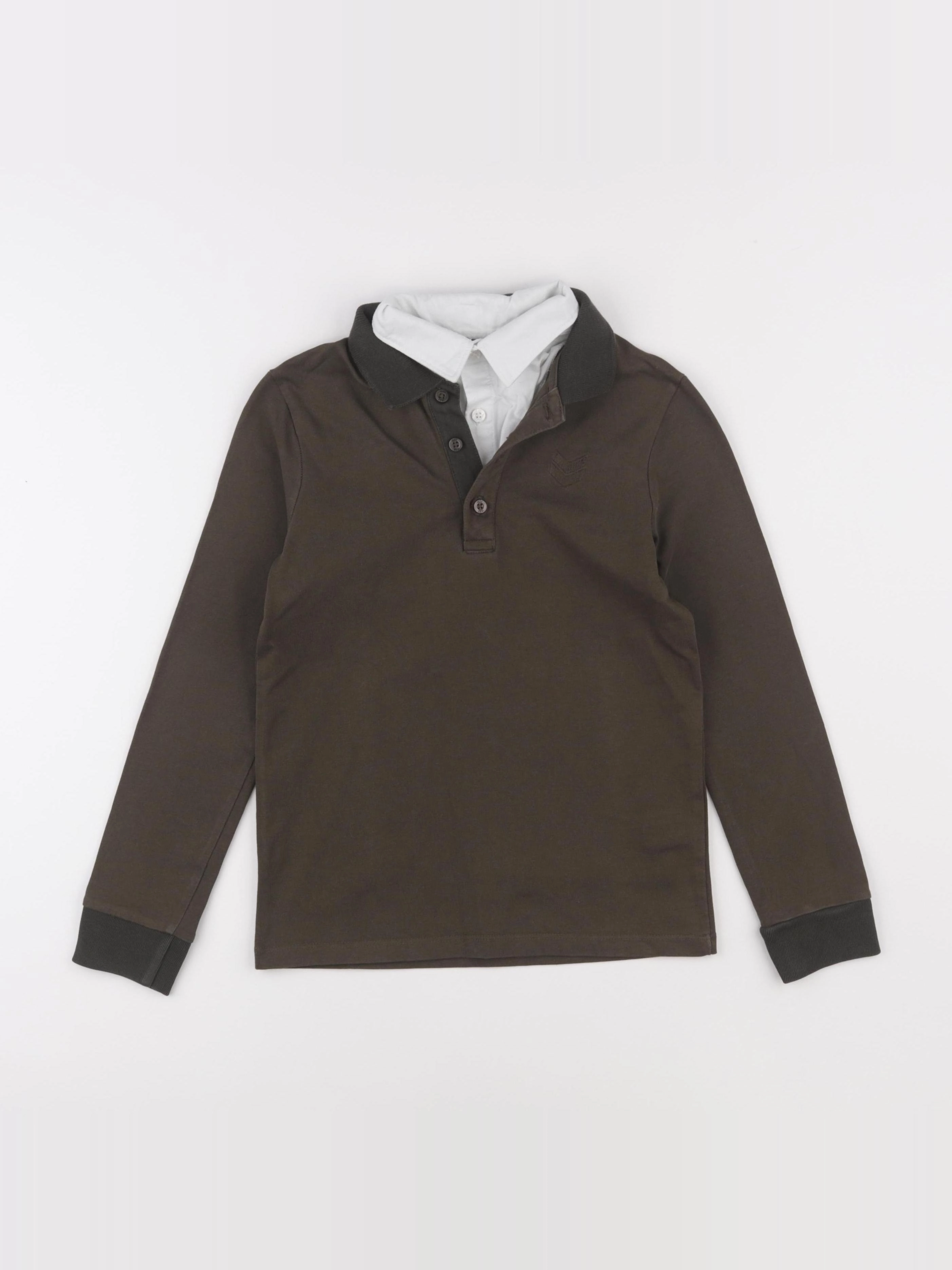 IKKS - polo vert - 8 ans