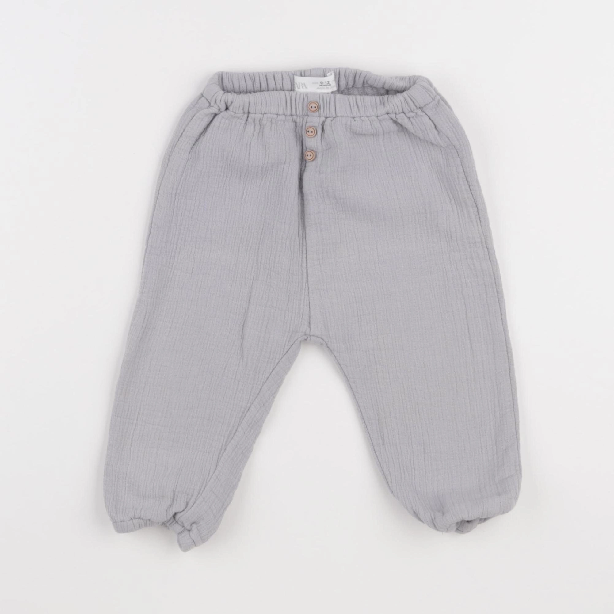 Zara - sarouel gris - 9/12 mois