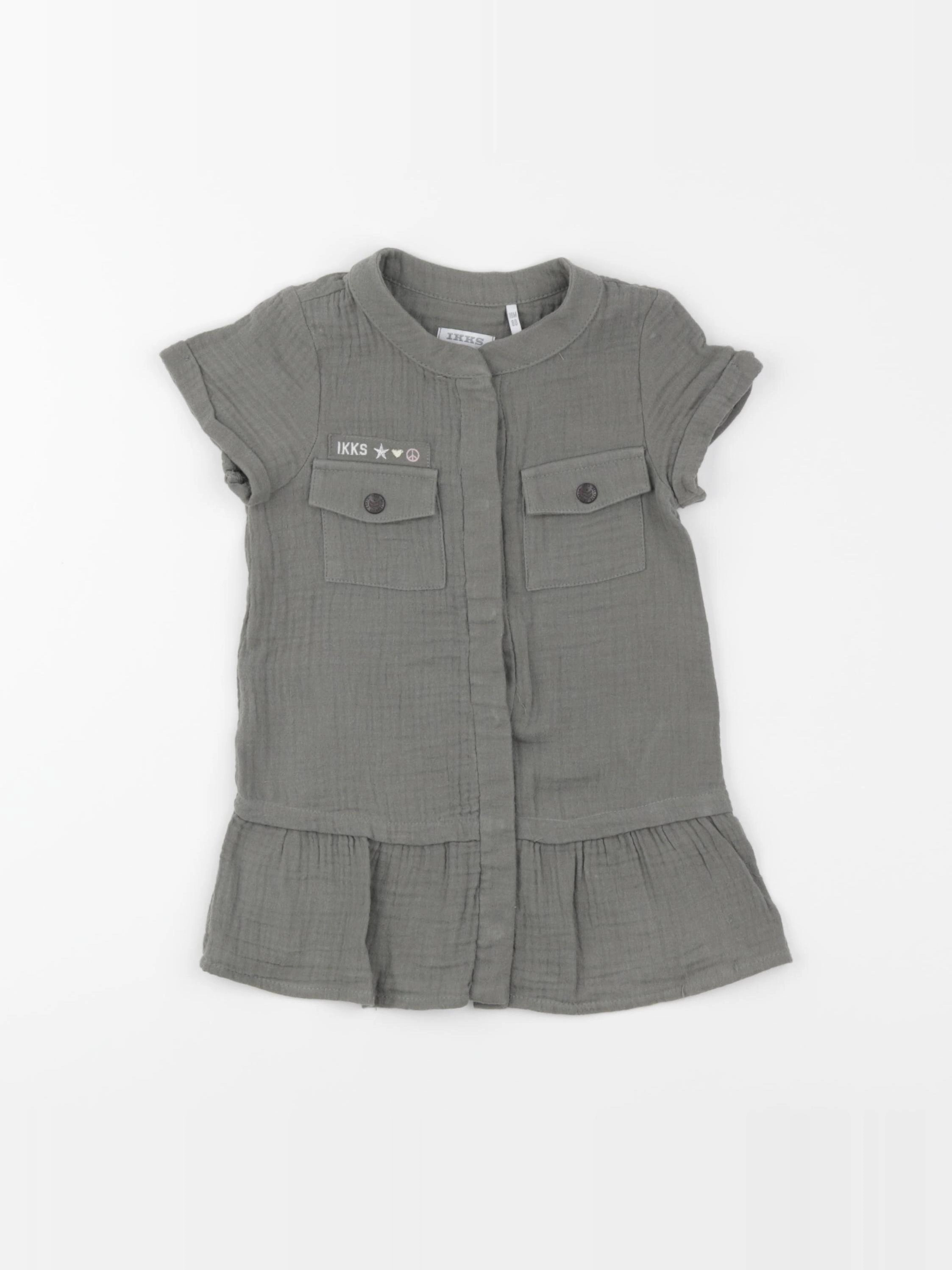IKKS - robe vert - 18 mois