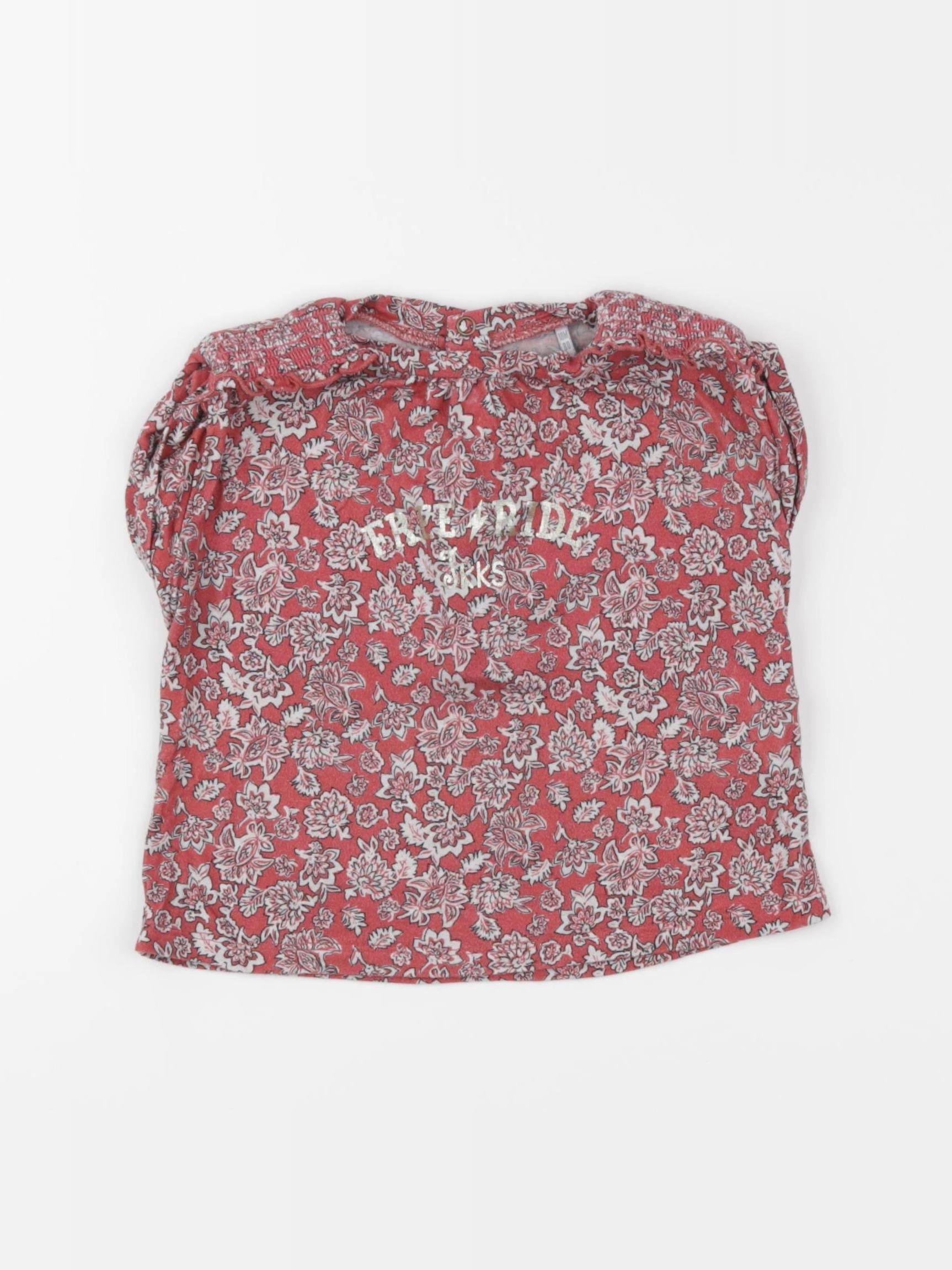 IKKS - tee-shirt rouge - 18 mois
