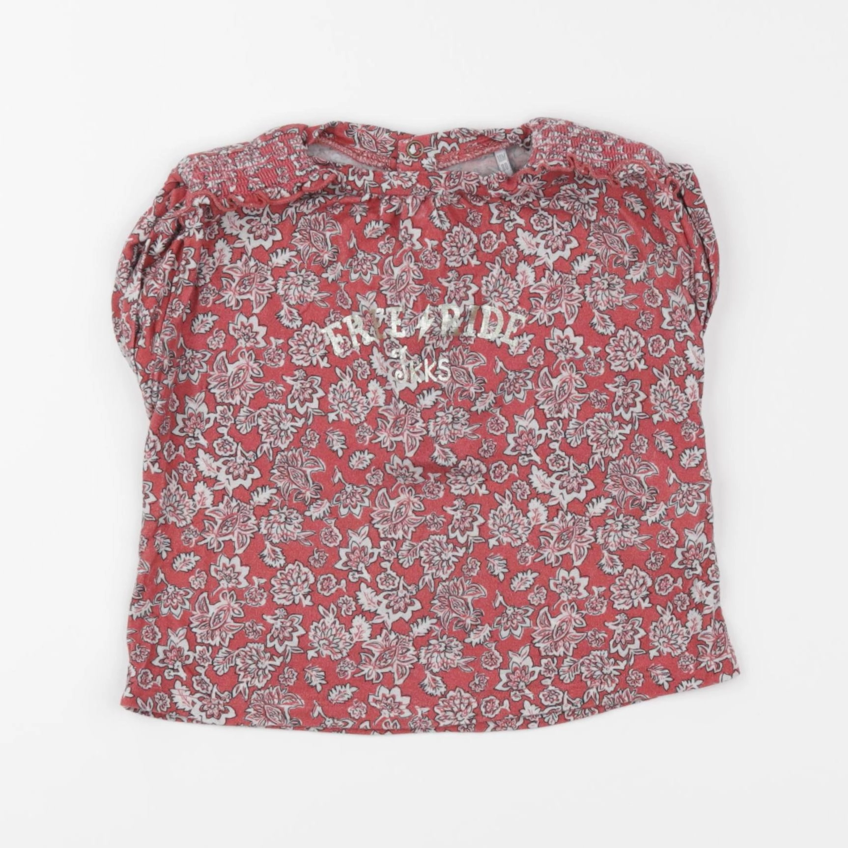 IKKS - tee-shirt rouge - 18 mois