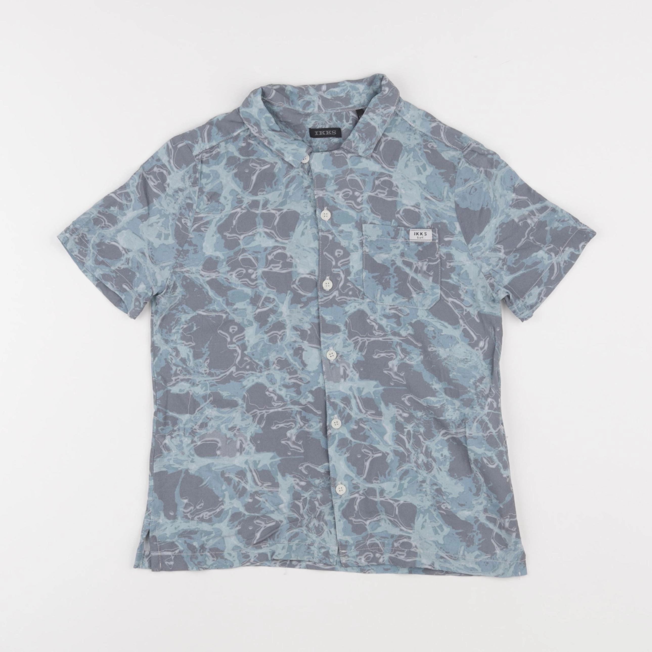 IKKS - chemise bleu - 8 ans