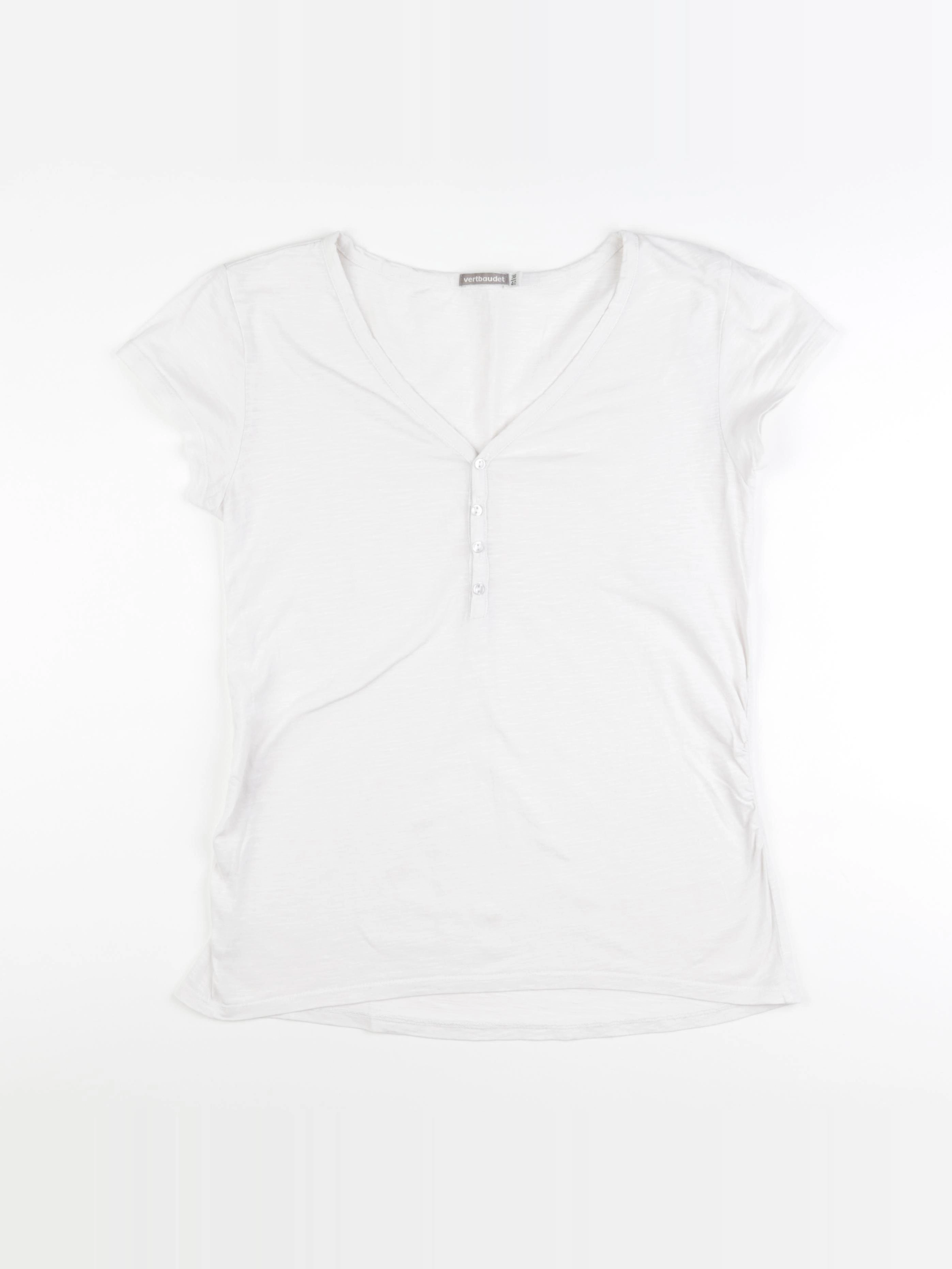 Vertbaudet - tee-shirt grossesse blanc - 38 à 40