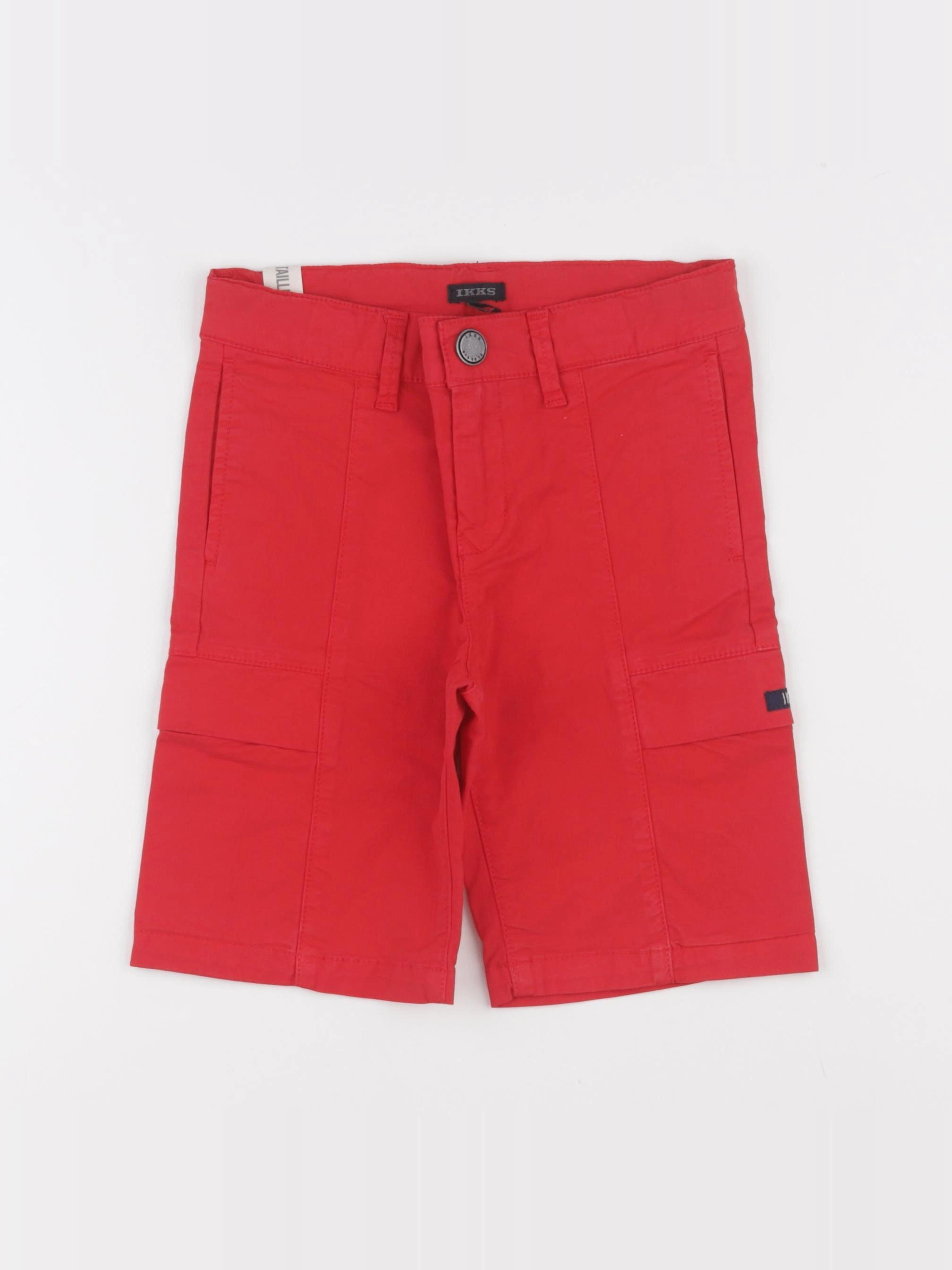 IKKS - jupe short rouge - 7 ans