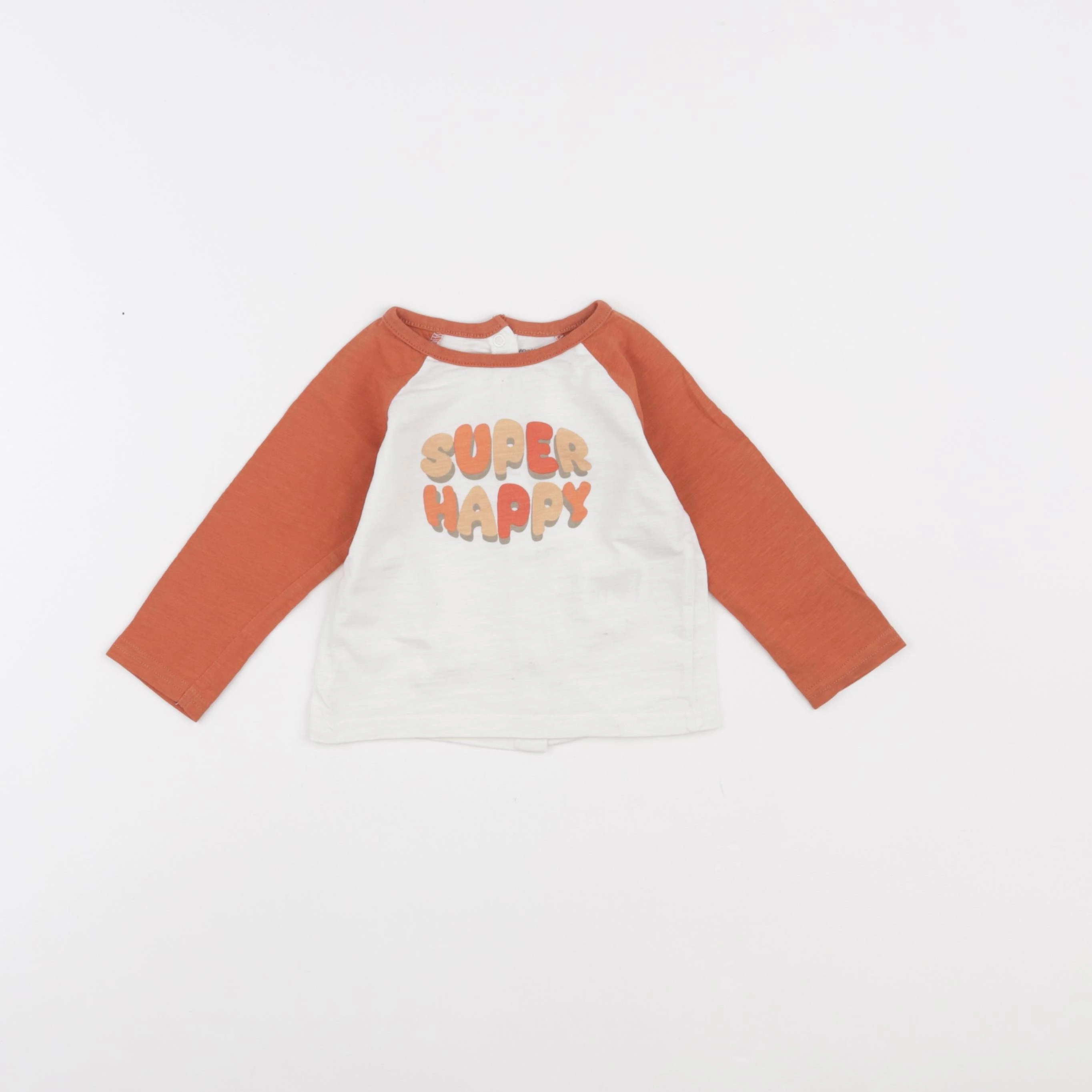 Vertbaudet - tee-shirt blanc - 9 mois