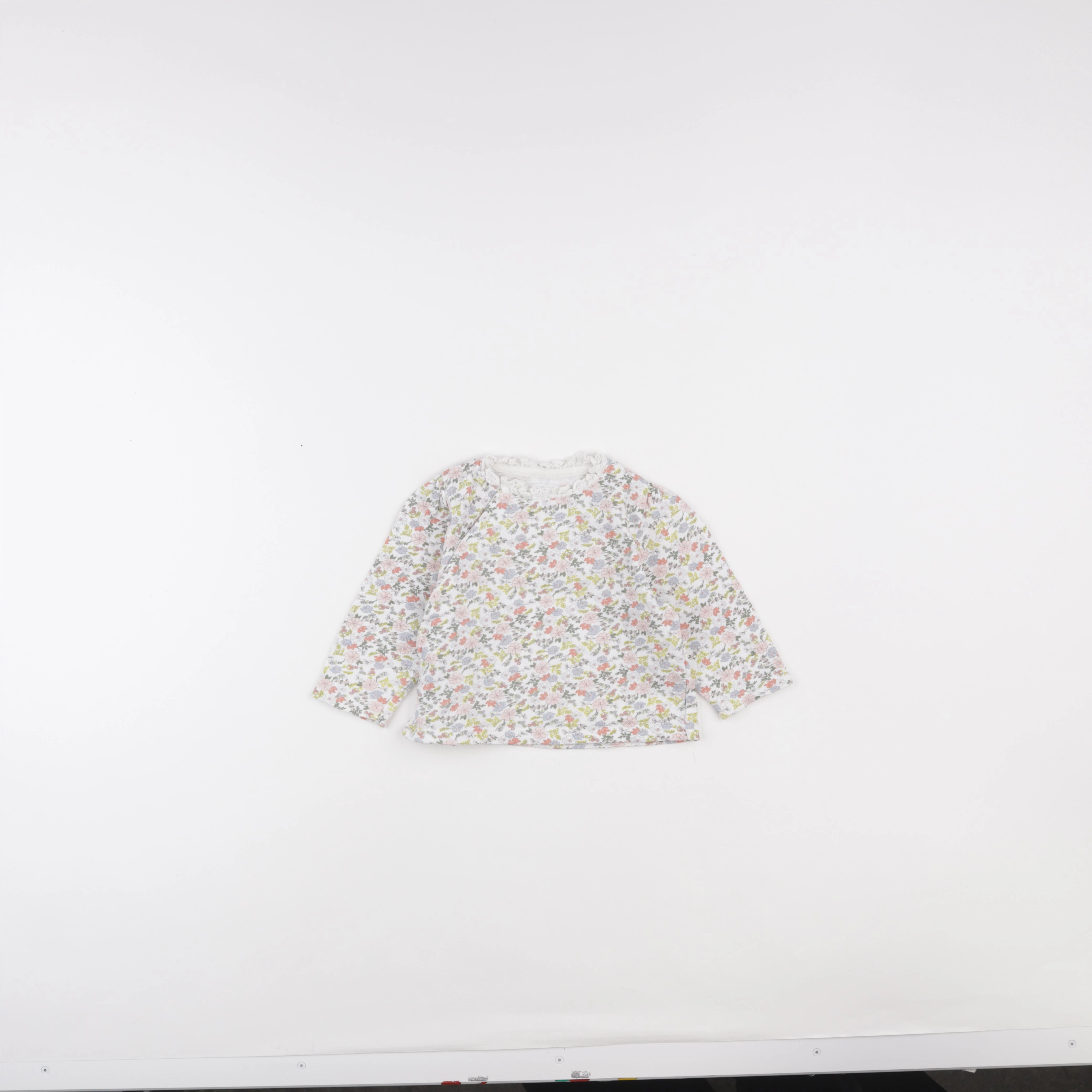Vertbaudet - sweat blanc - 9 mois