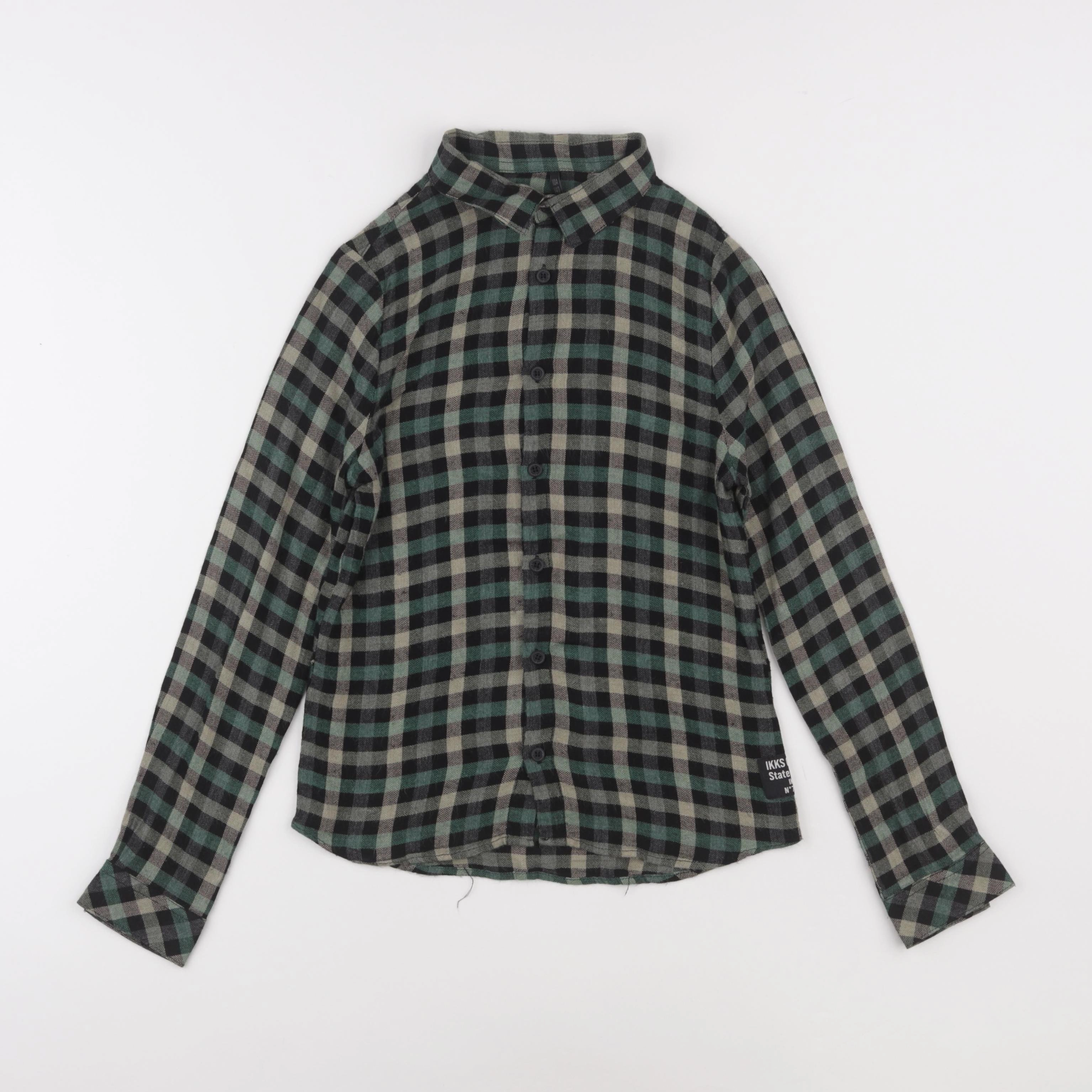 IKKS - chemise vert - 10 ans