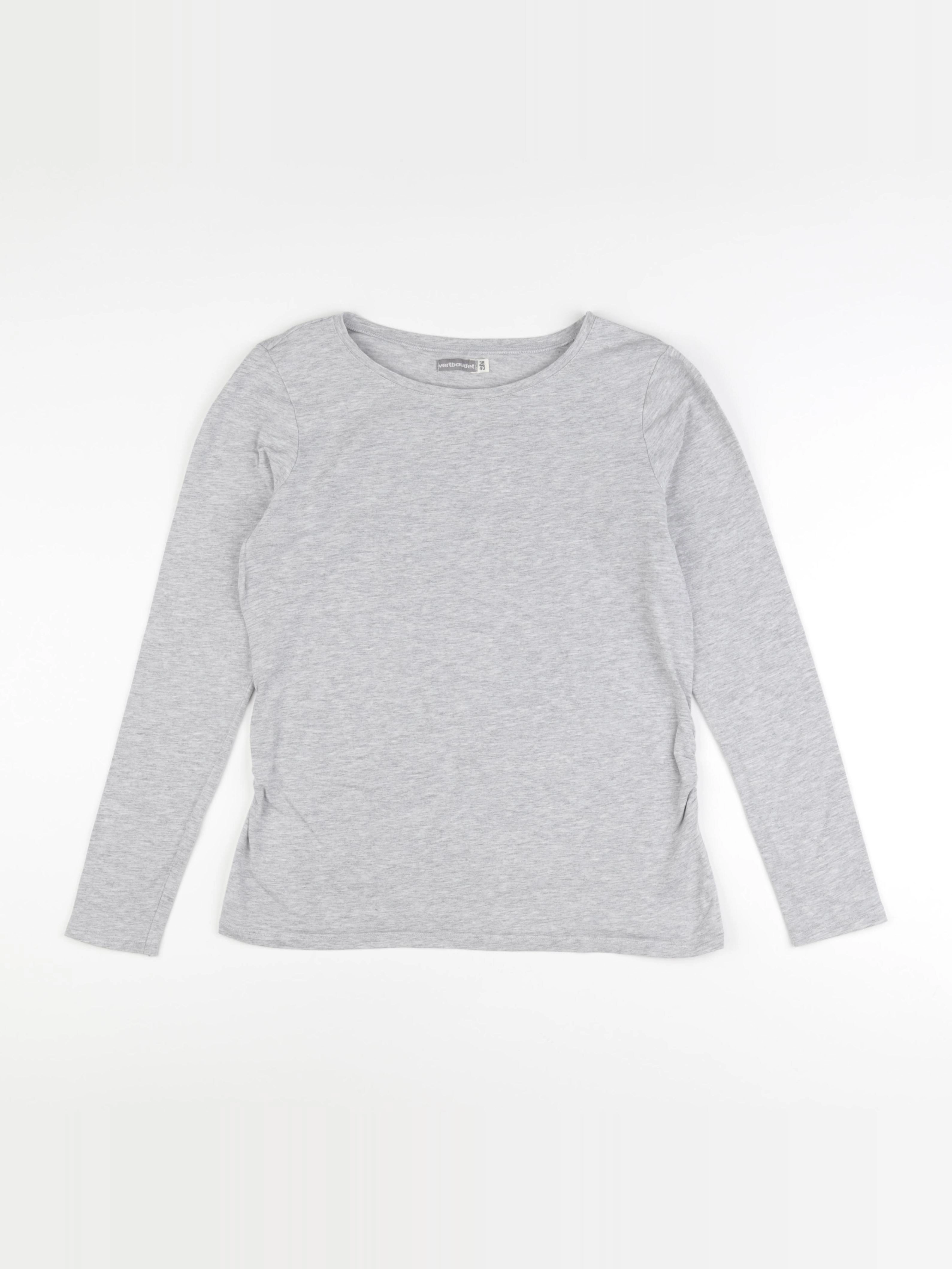 Vertbaudet - tee-shirt grossesse gris - 36 à 38