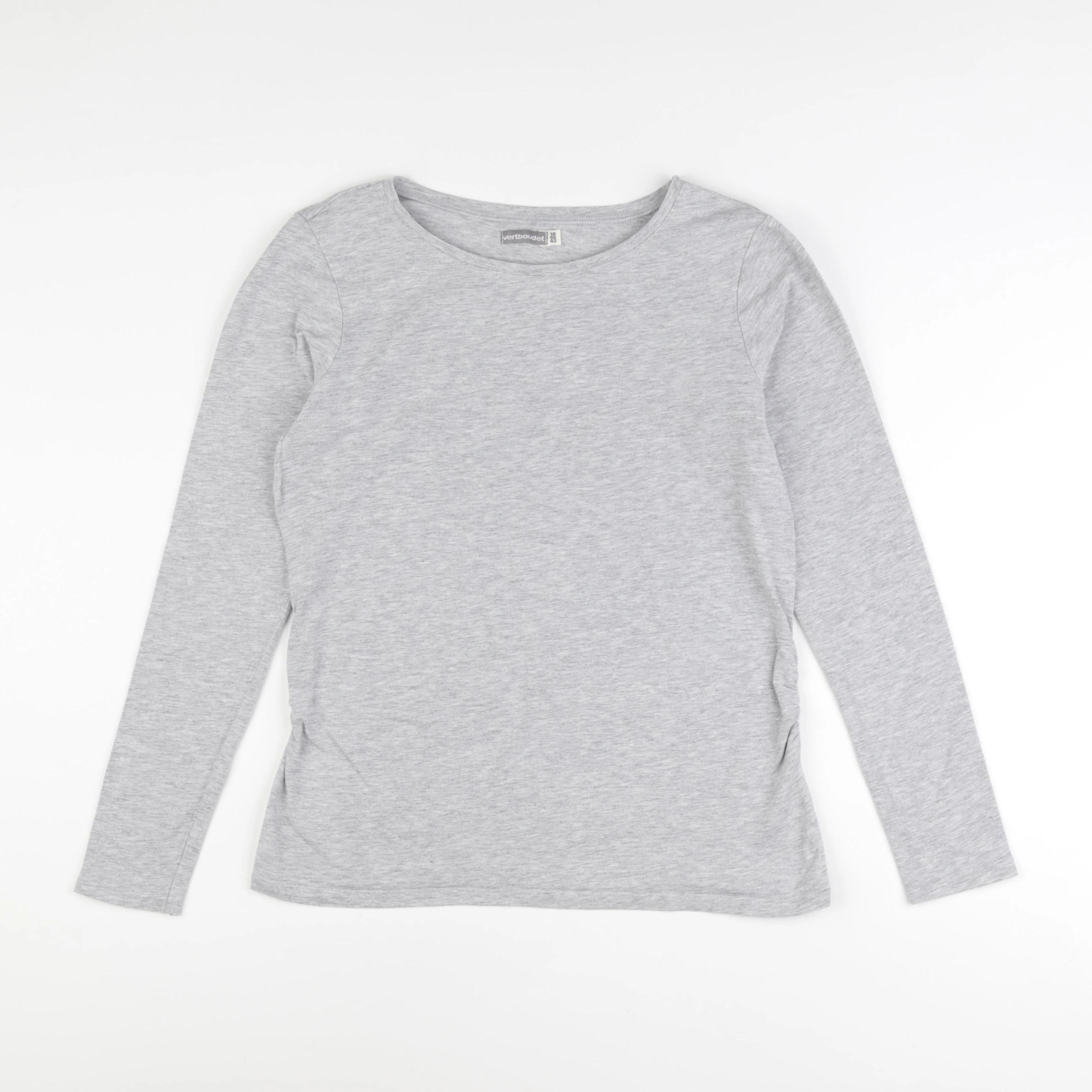 Vertbaudet - tee-shirt grossesse gris - 36 à 38