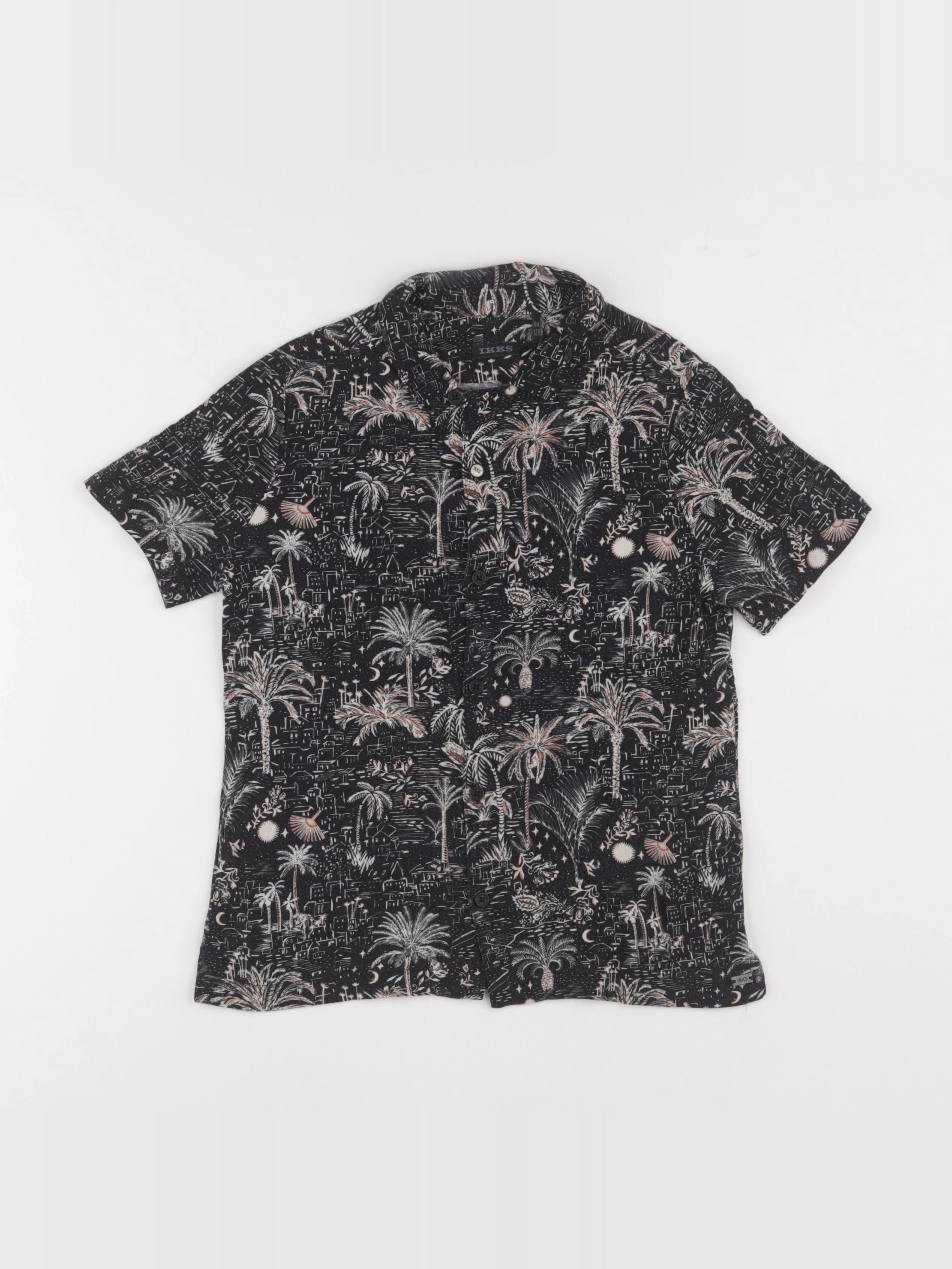 IKKS - chemise noir - 8 ans