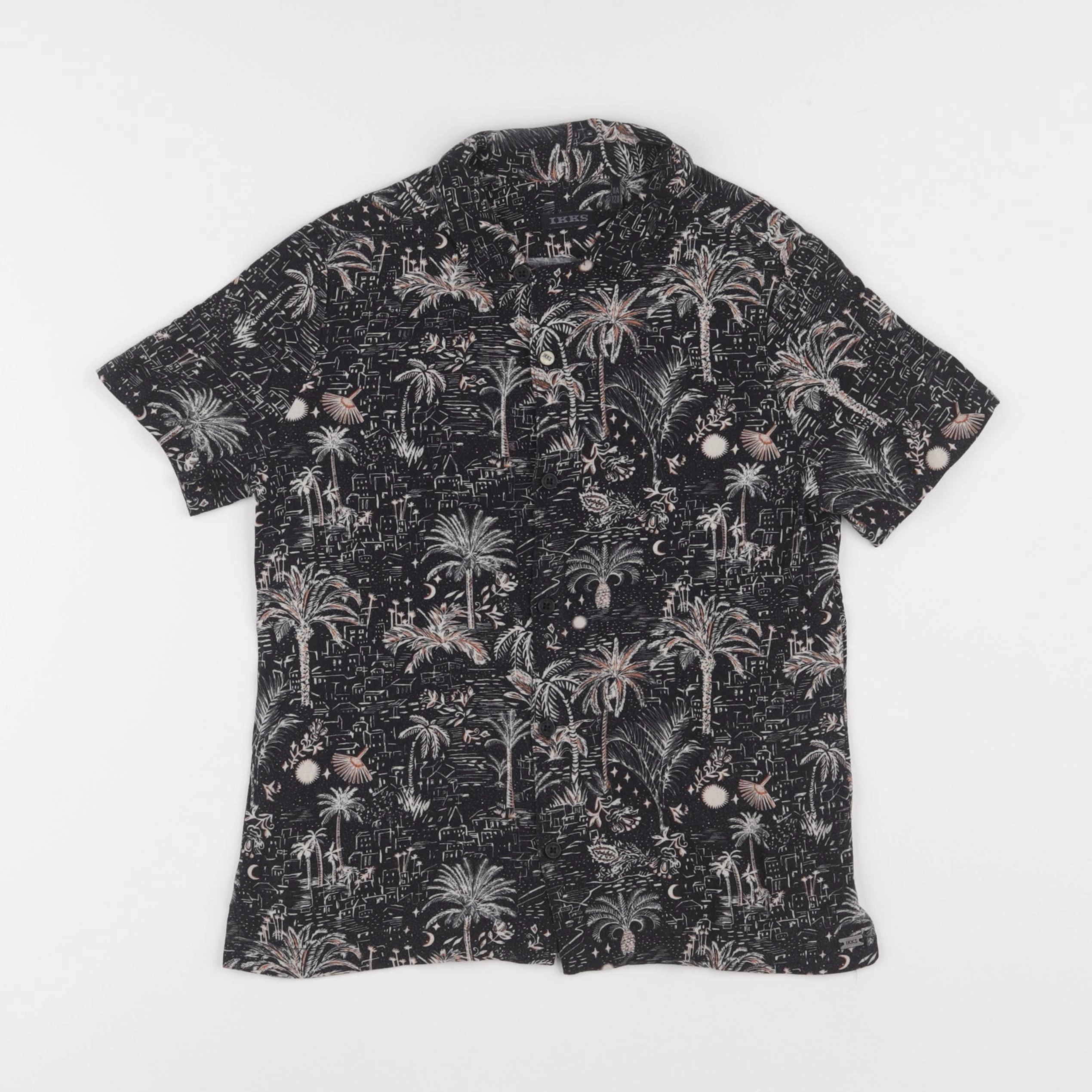 IKKS - chemise noir - 8 ans