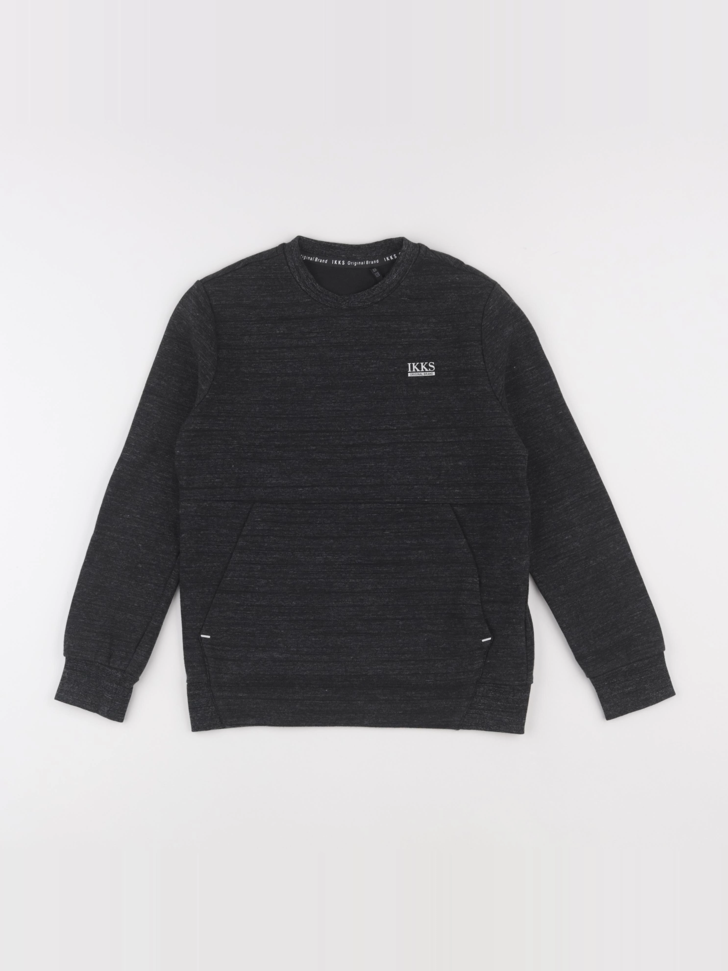 IKKS - sweat gris - 8 ans