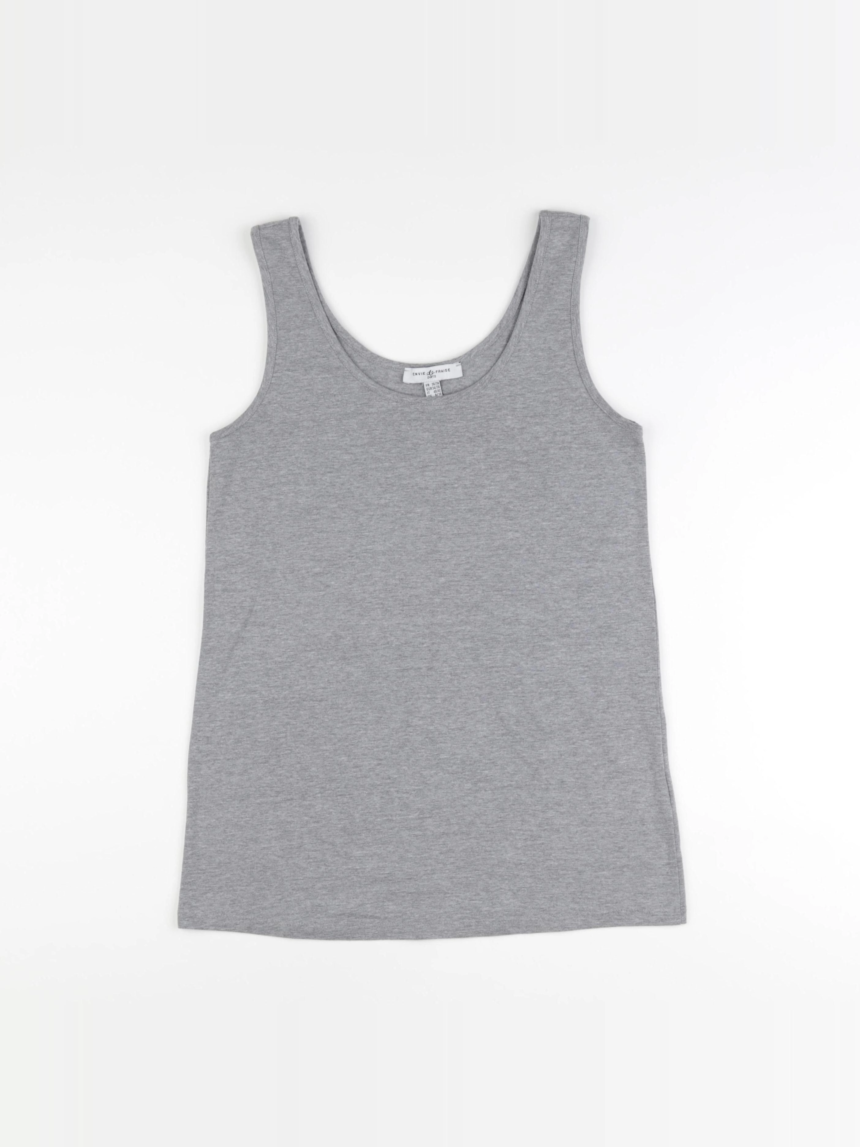 Envie de fraise - débardeur grossesse gris - 36 à 38