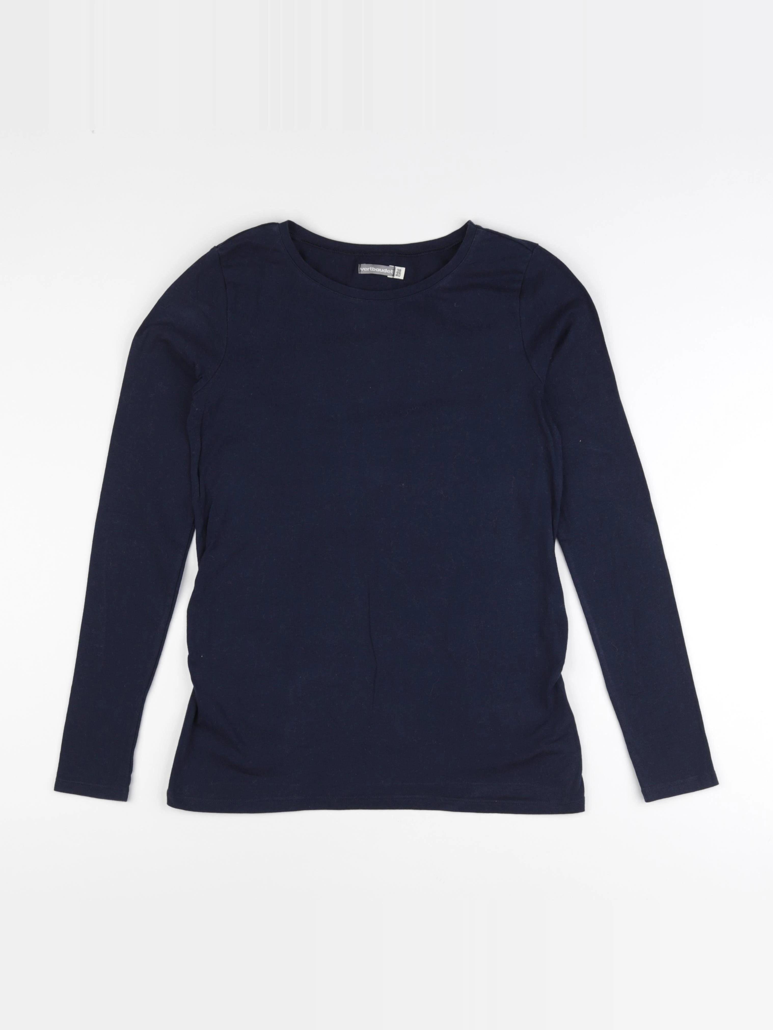 Vertbaudet - tee-shirt grossesse bleu - 38 à 40