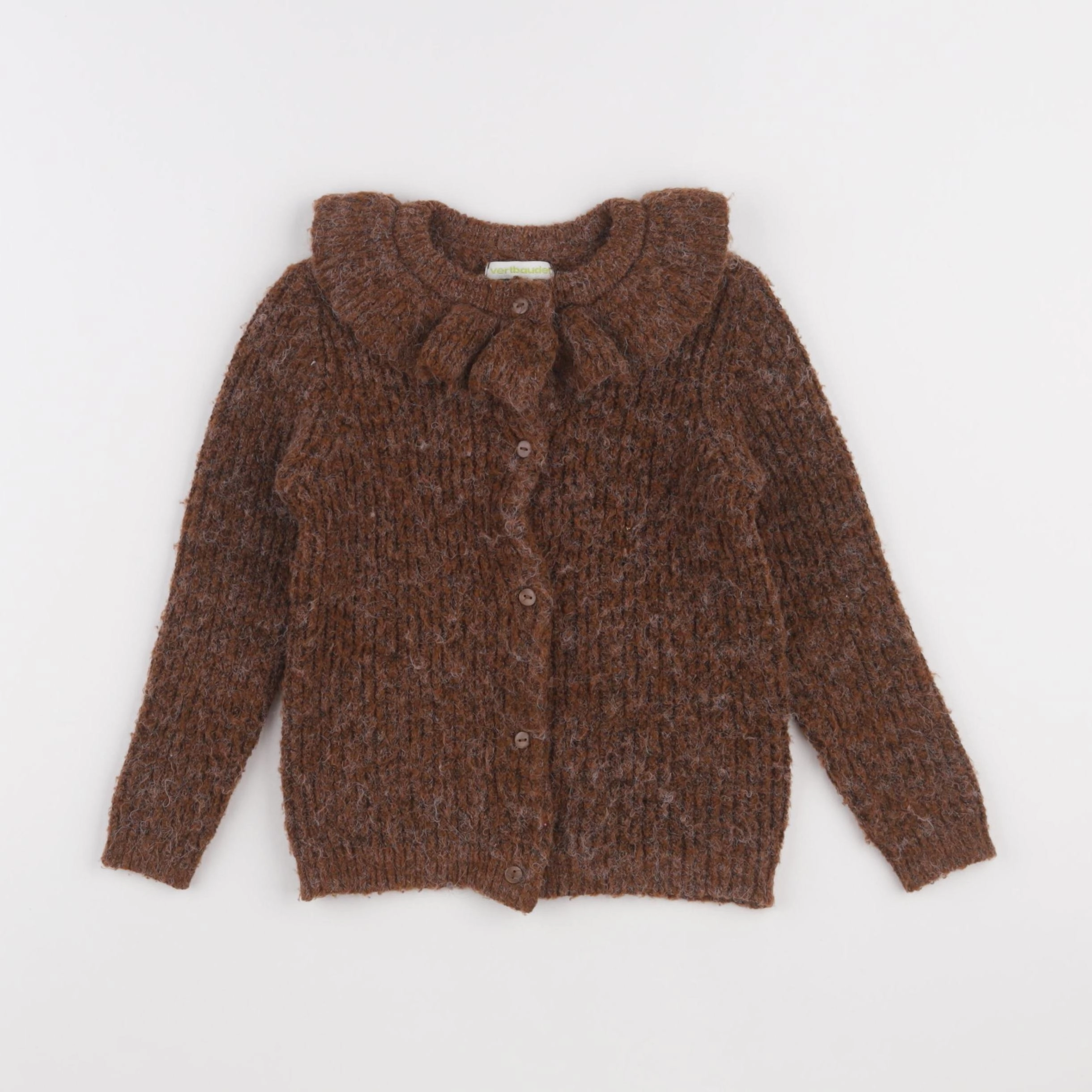 Vertbaudet - gilet marron - 4 ans