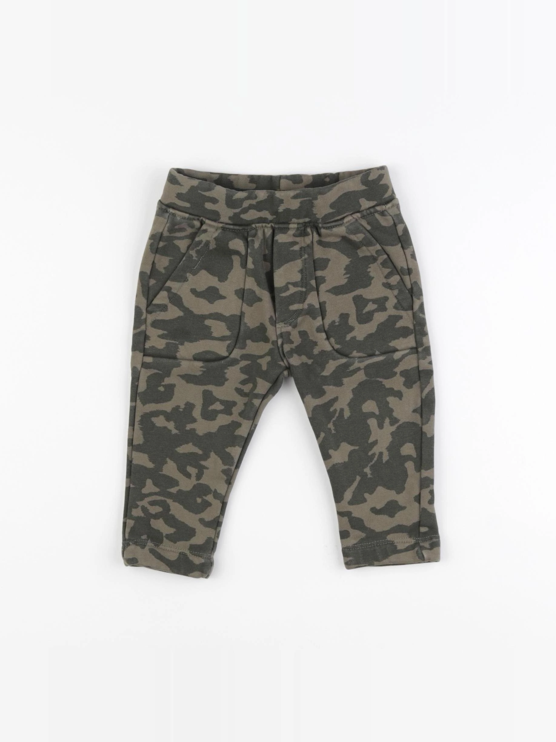 IKKS - pantalon doublé vert - 6 mois