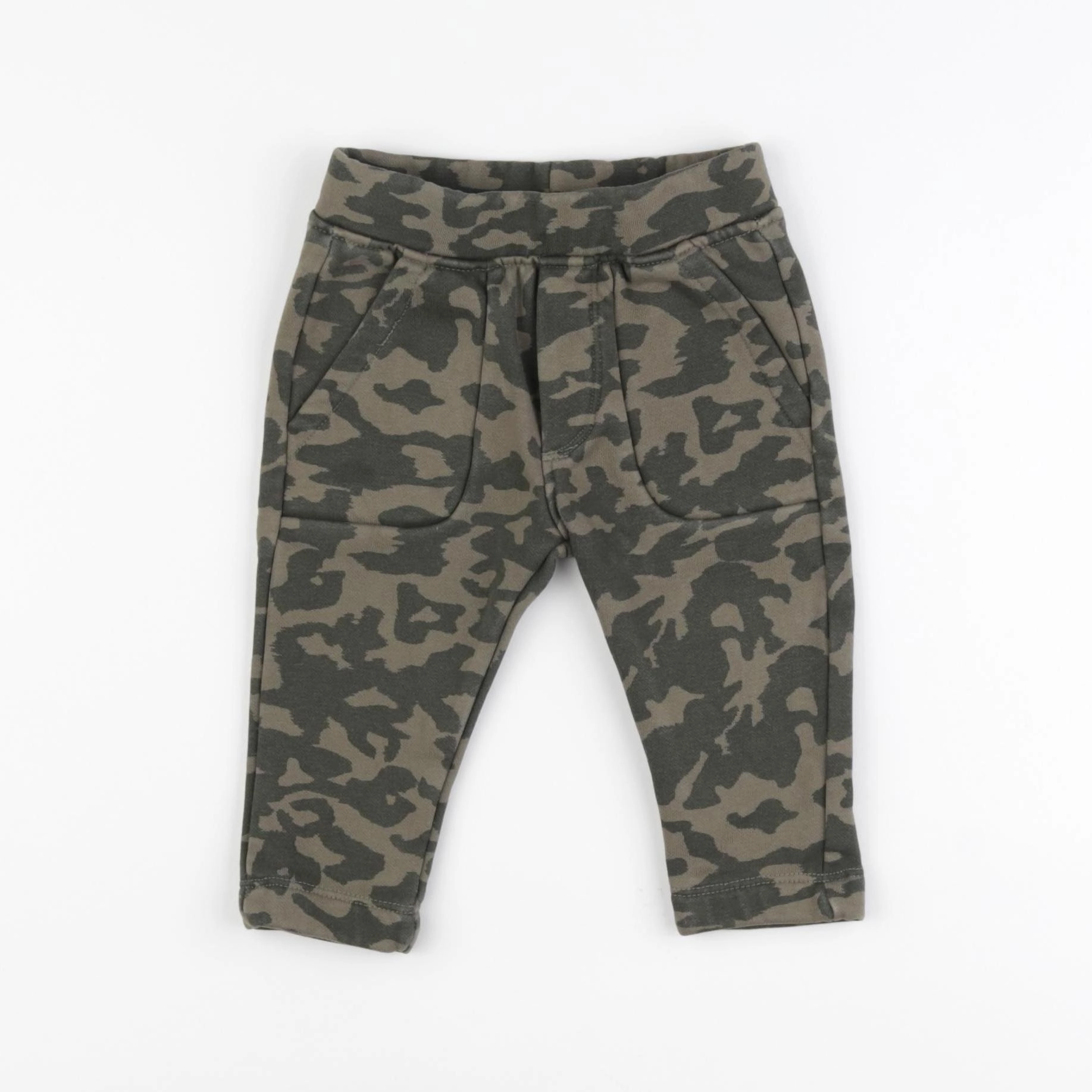 IKKS - pantalon doublé vert - 6 mois