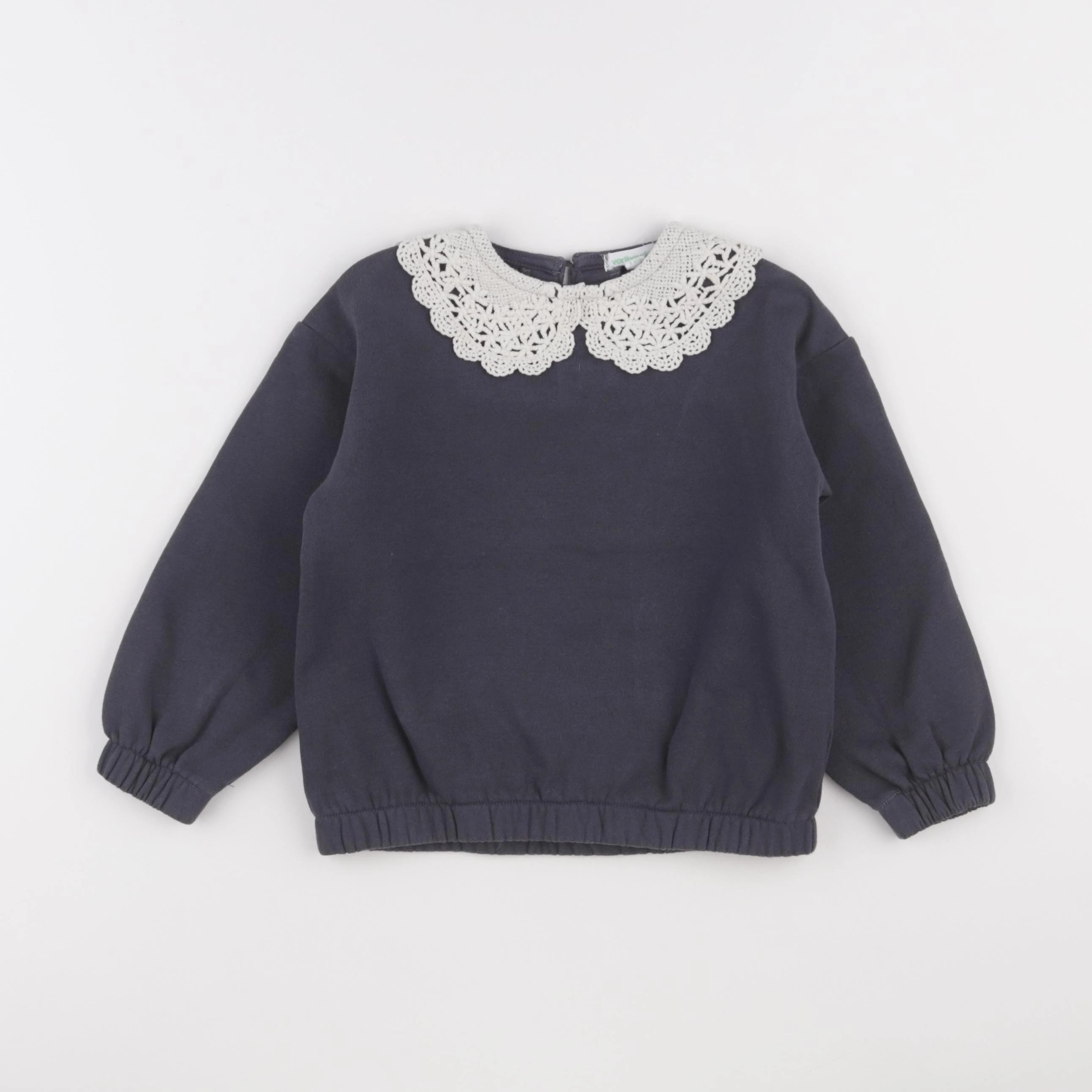 Vertbaudet - sweat bleu - 6 ans
