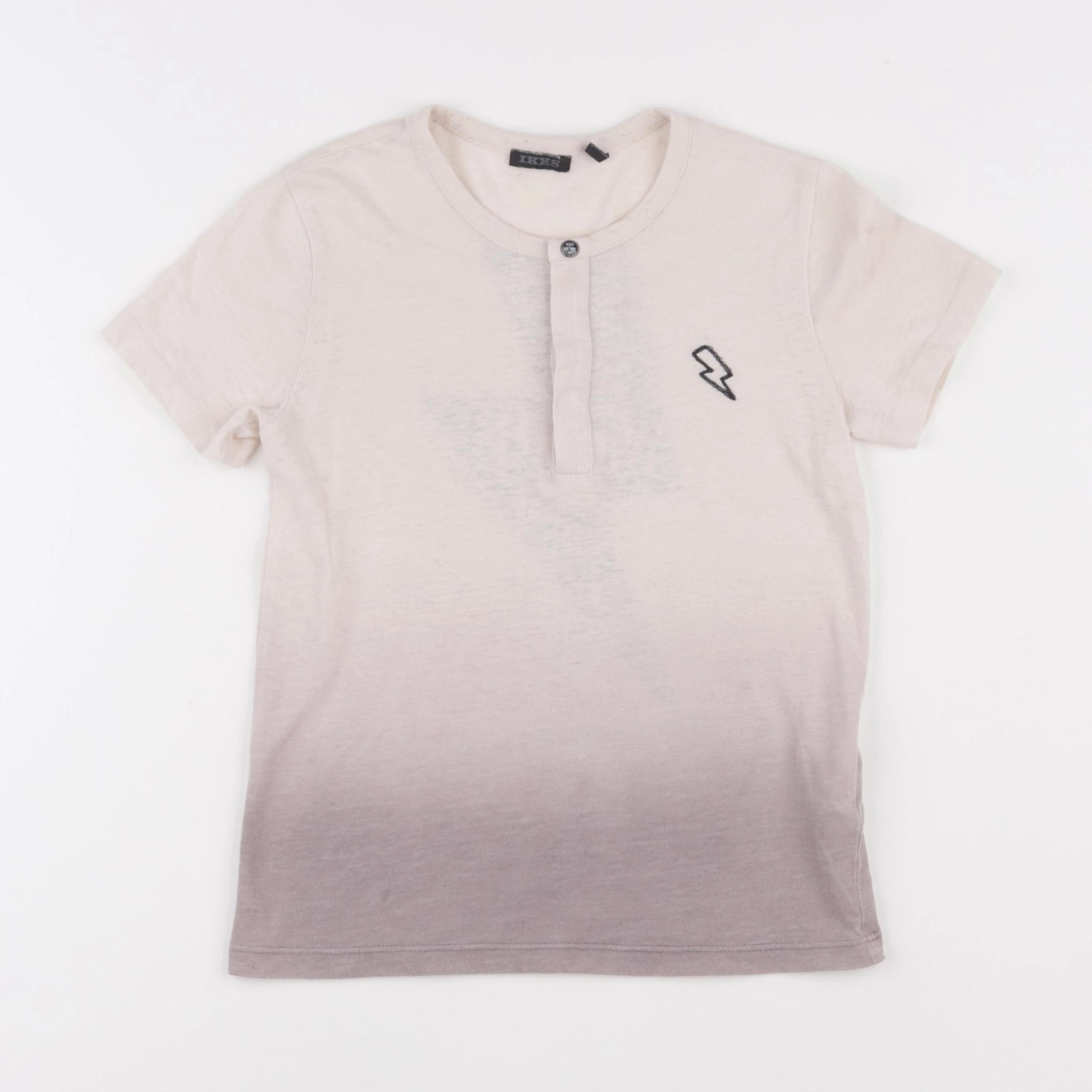 IKKS - tee-shirt beige - 6 ans