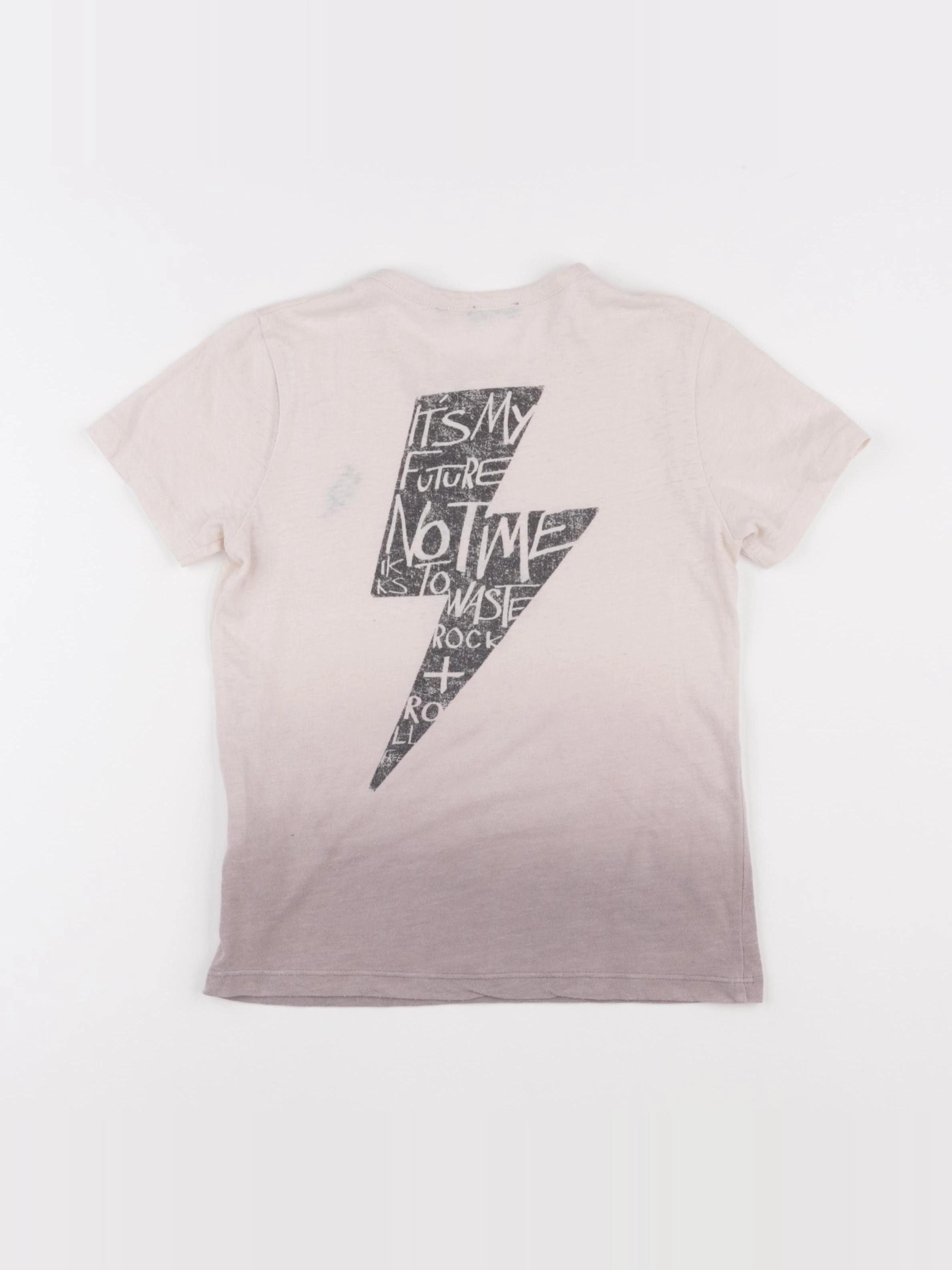 IKKS - tee-shirt beige - 6 ans