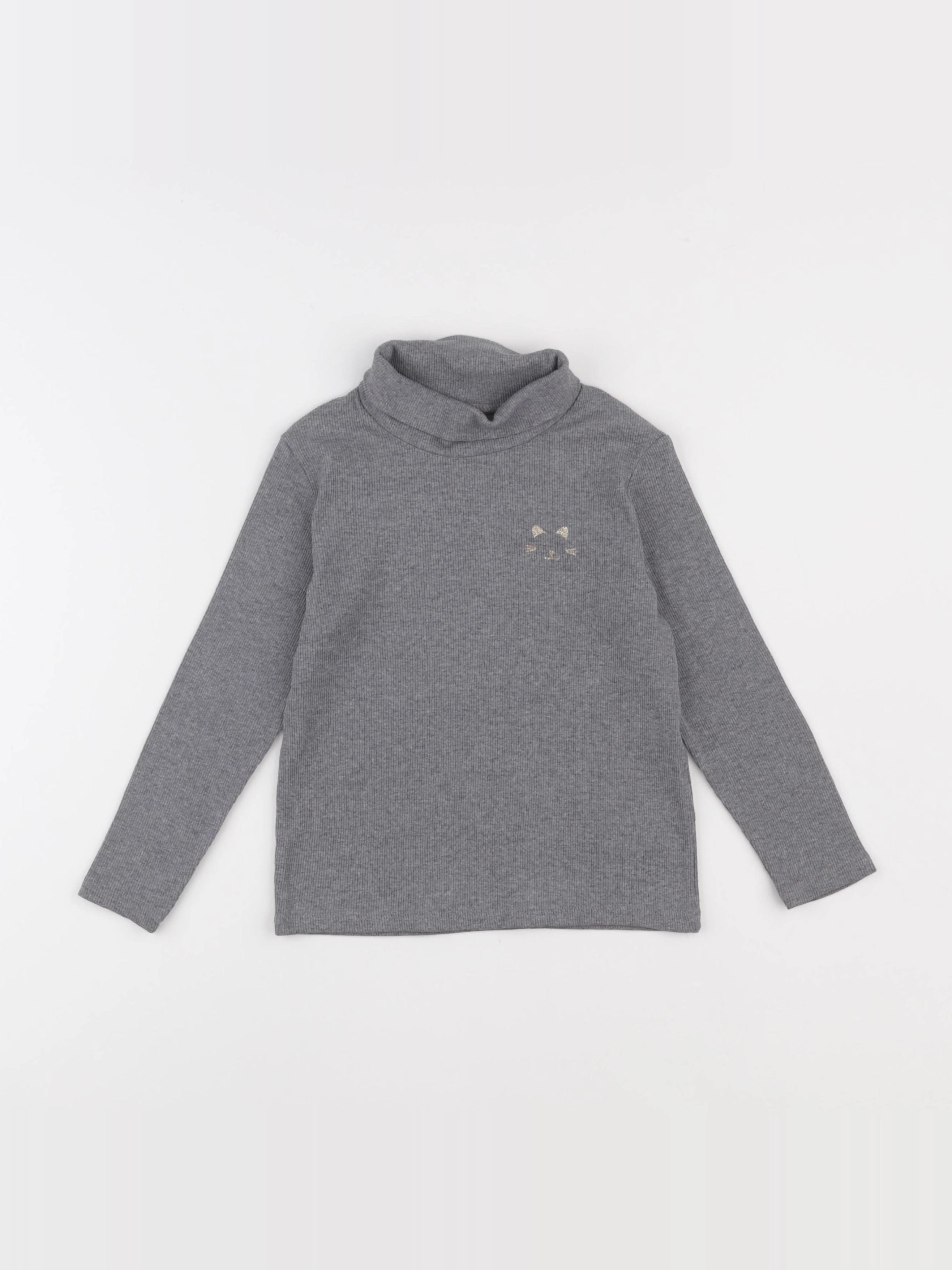 Vertbaudet - sous-pull gris - 5 ans