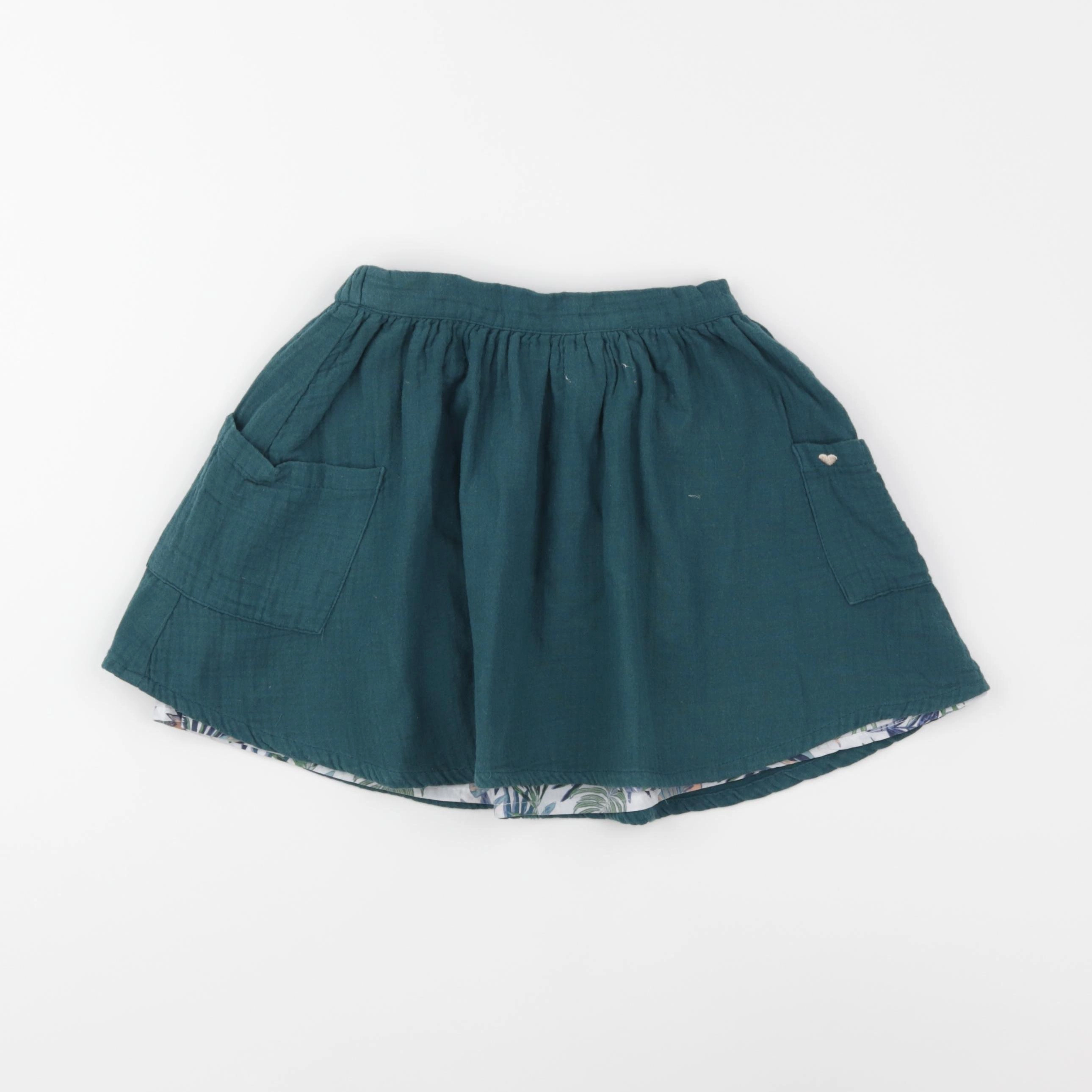 Vertbaudet - jupe vert - 6 ans