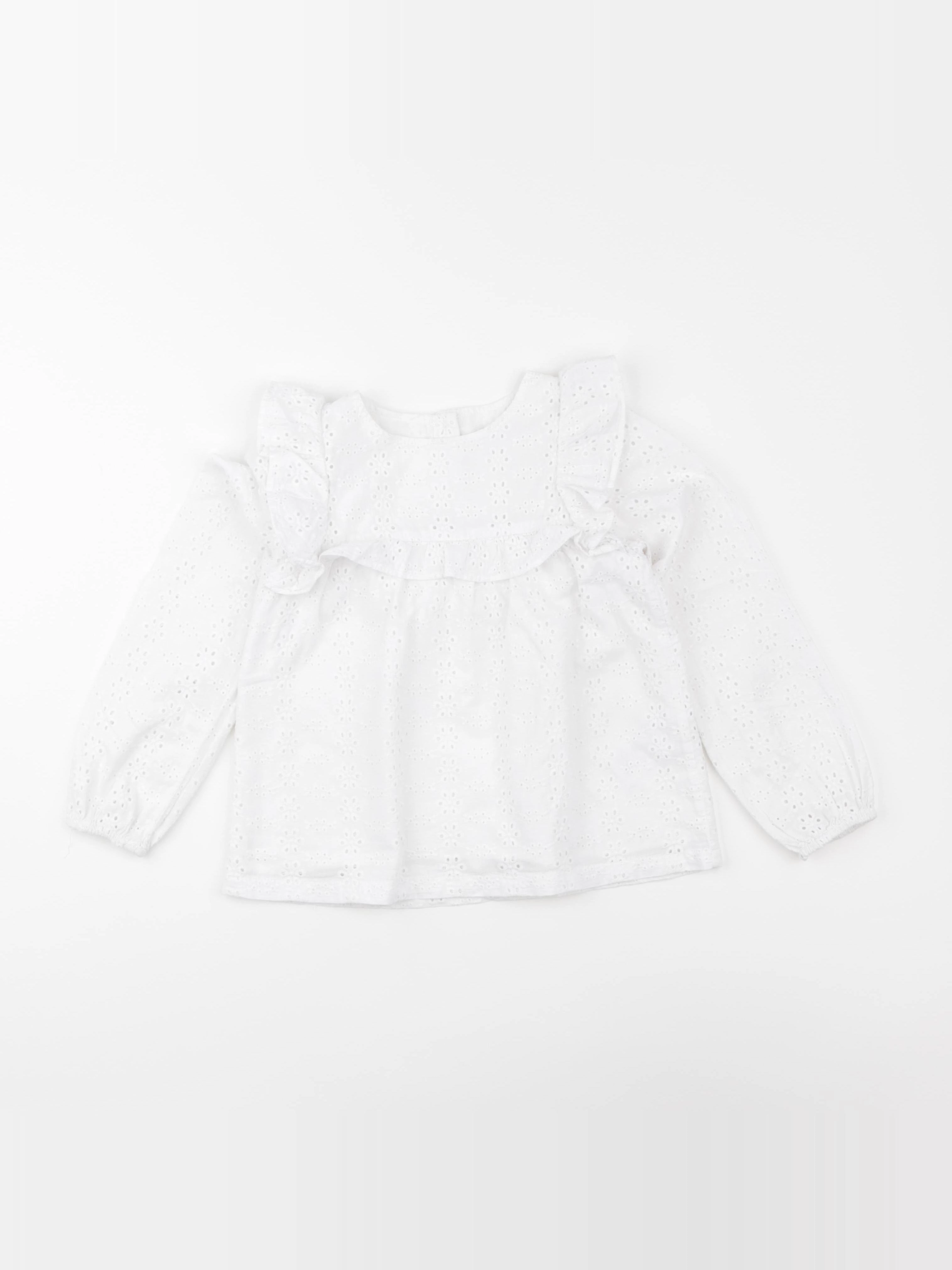 Vertbaudet - blouse blanc - 7 ans