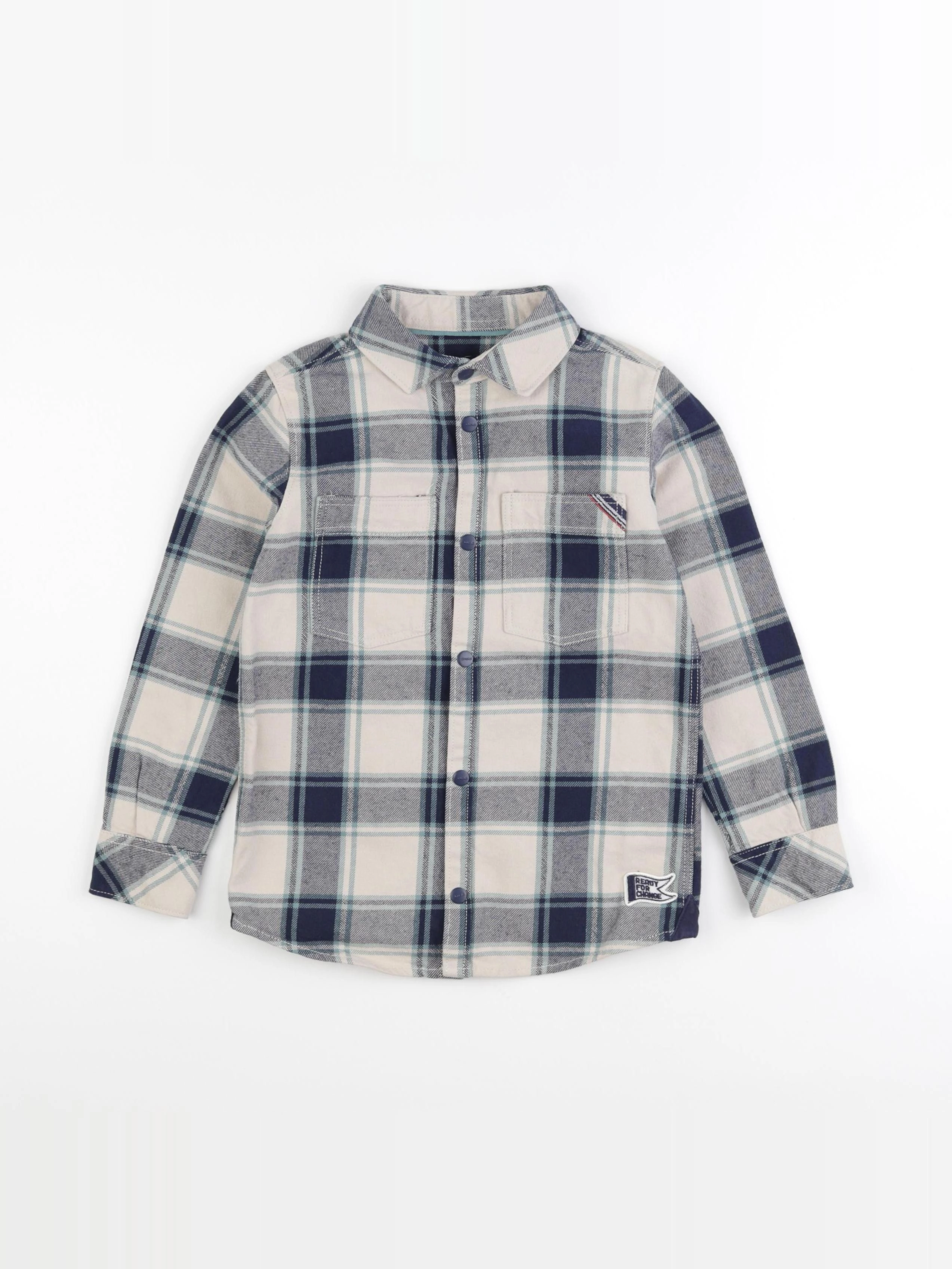 Okaidi - chemise bleu - 6 ans