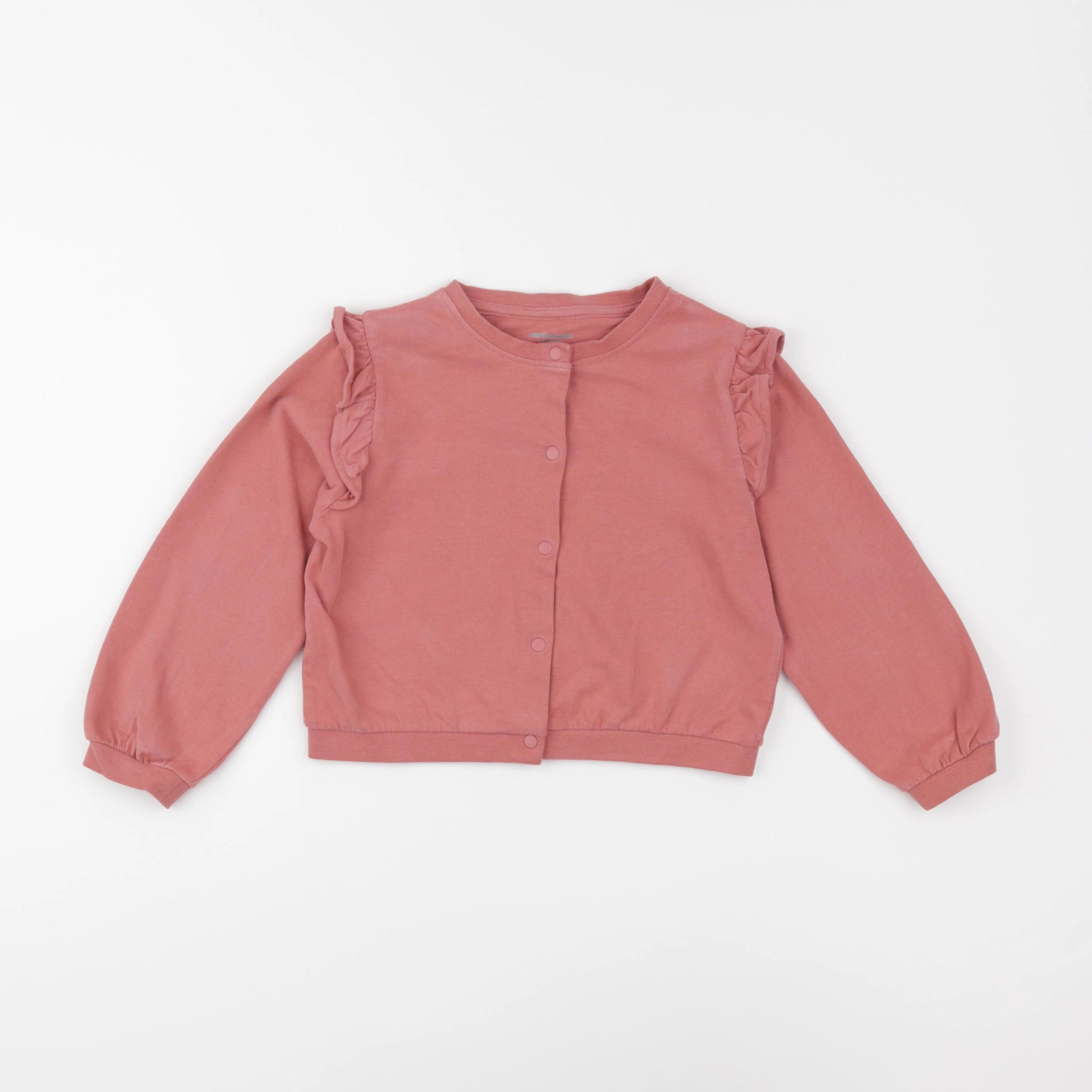 Vertbaudet - sweat rose - 6 ans