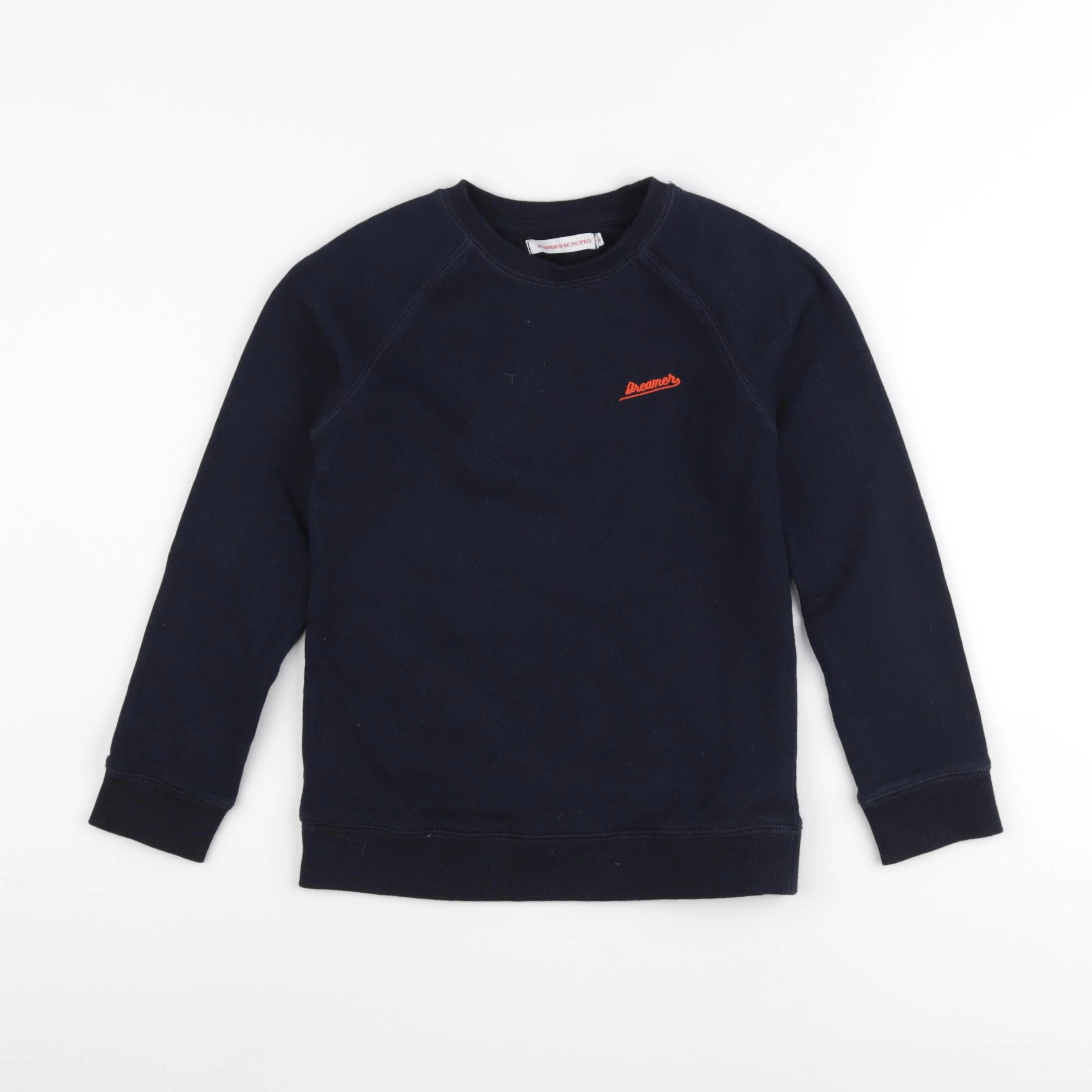 Monoprix - sweat bleu - 8 ans