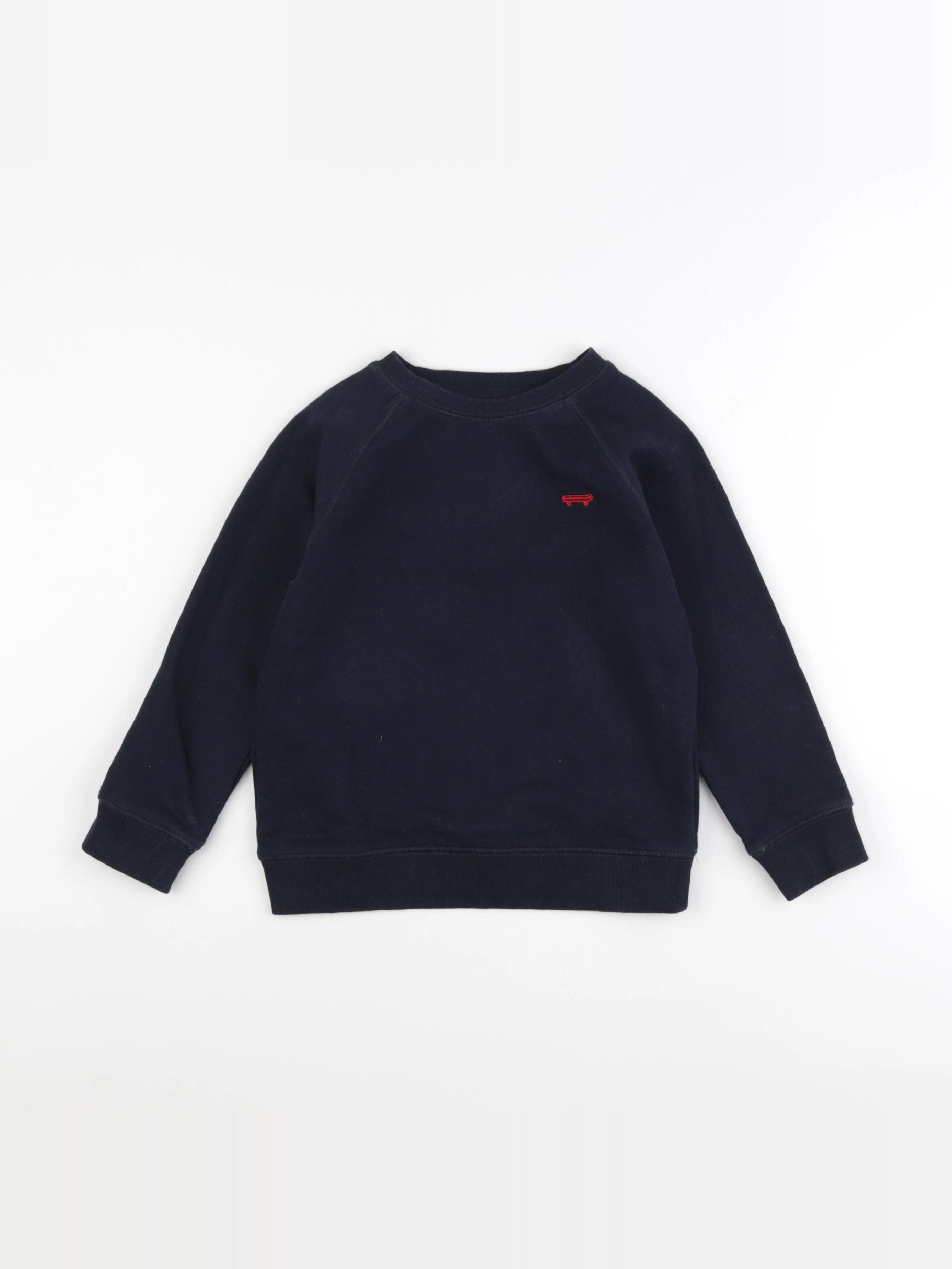 Monoprix - sweat bleu - 8 ans