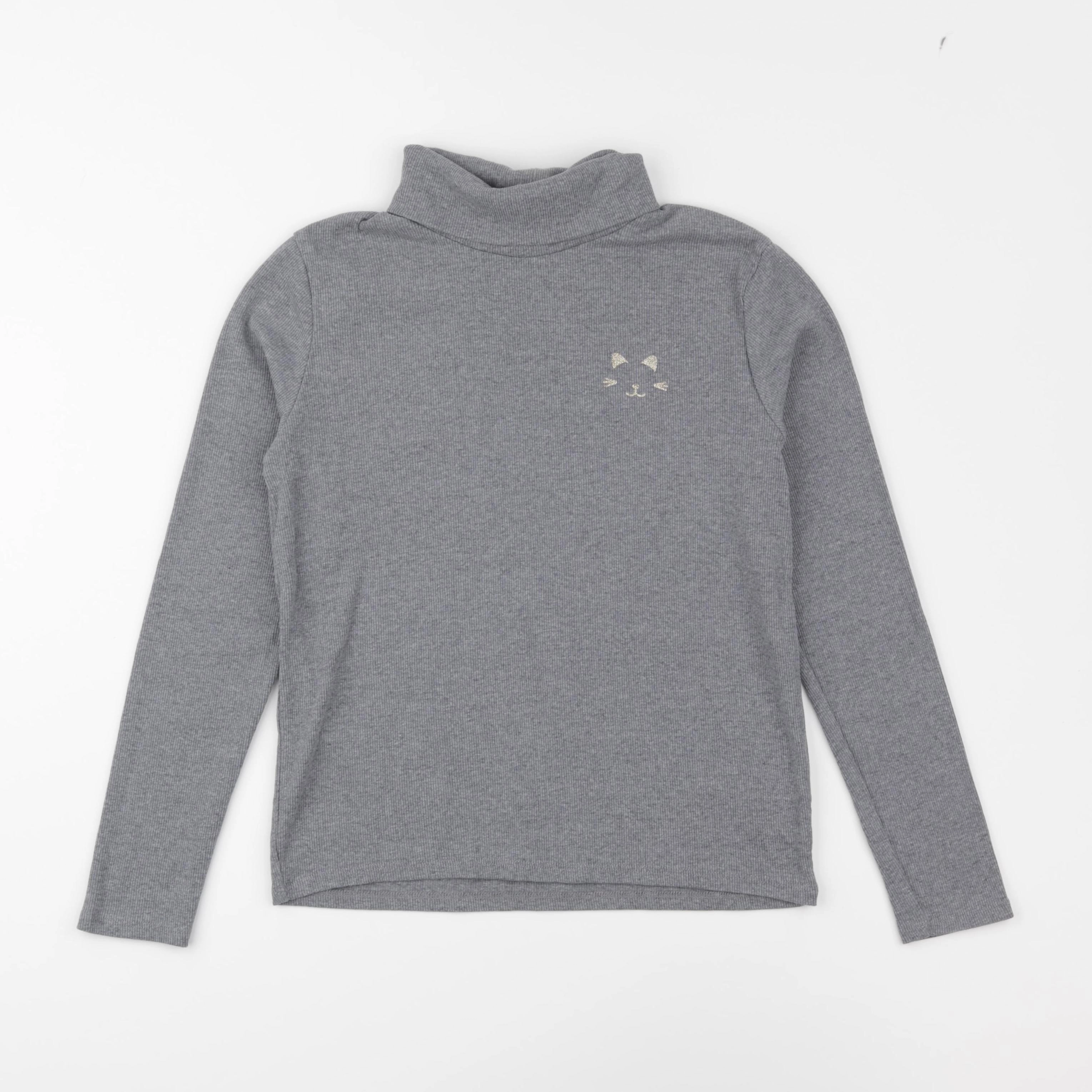 Vertbaudet - sous-pull gris - 12 ans