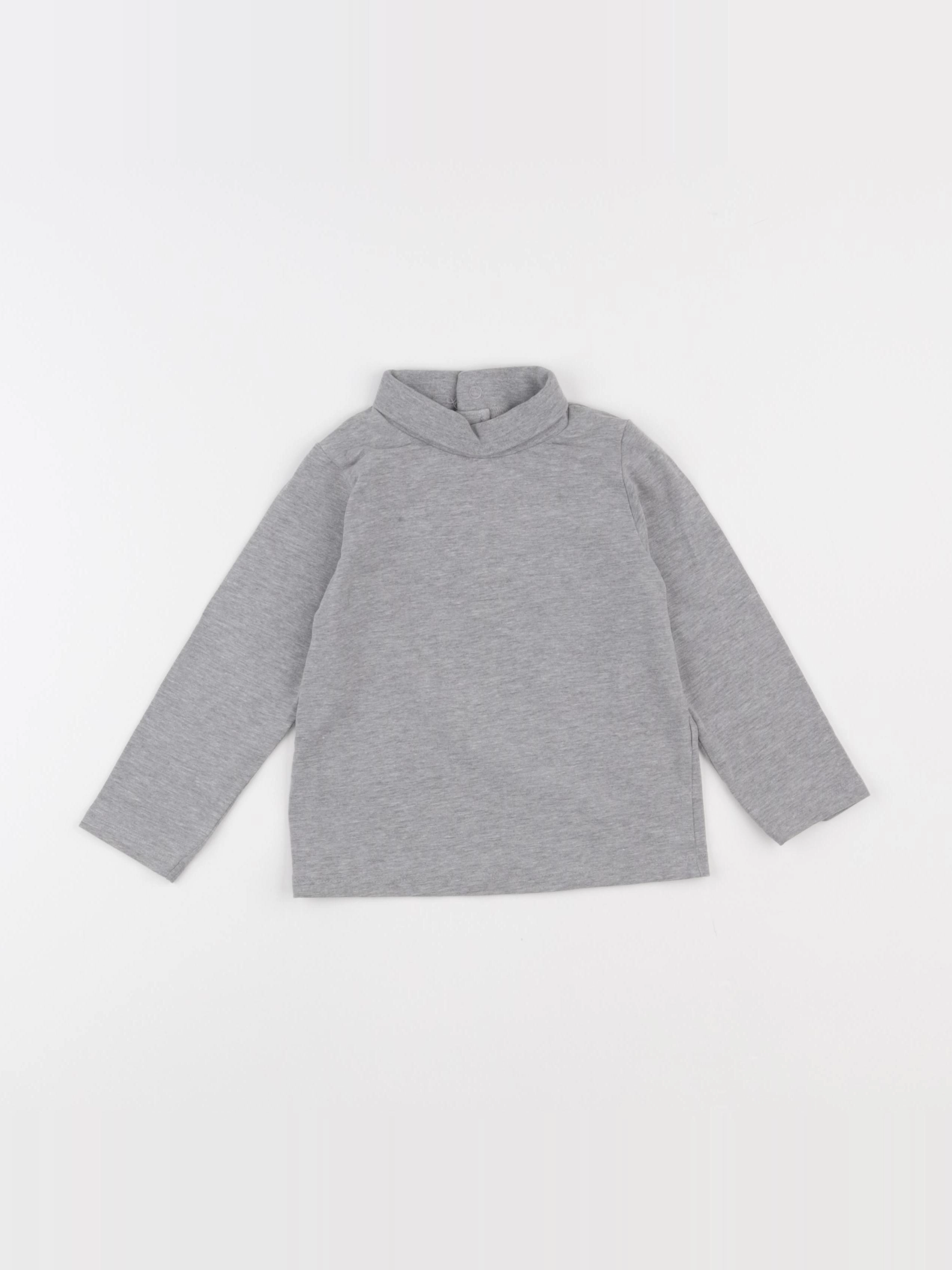 Vertbaudet - sous-pull gris - 24 mois
