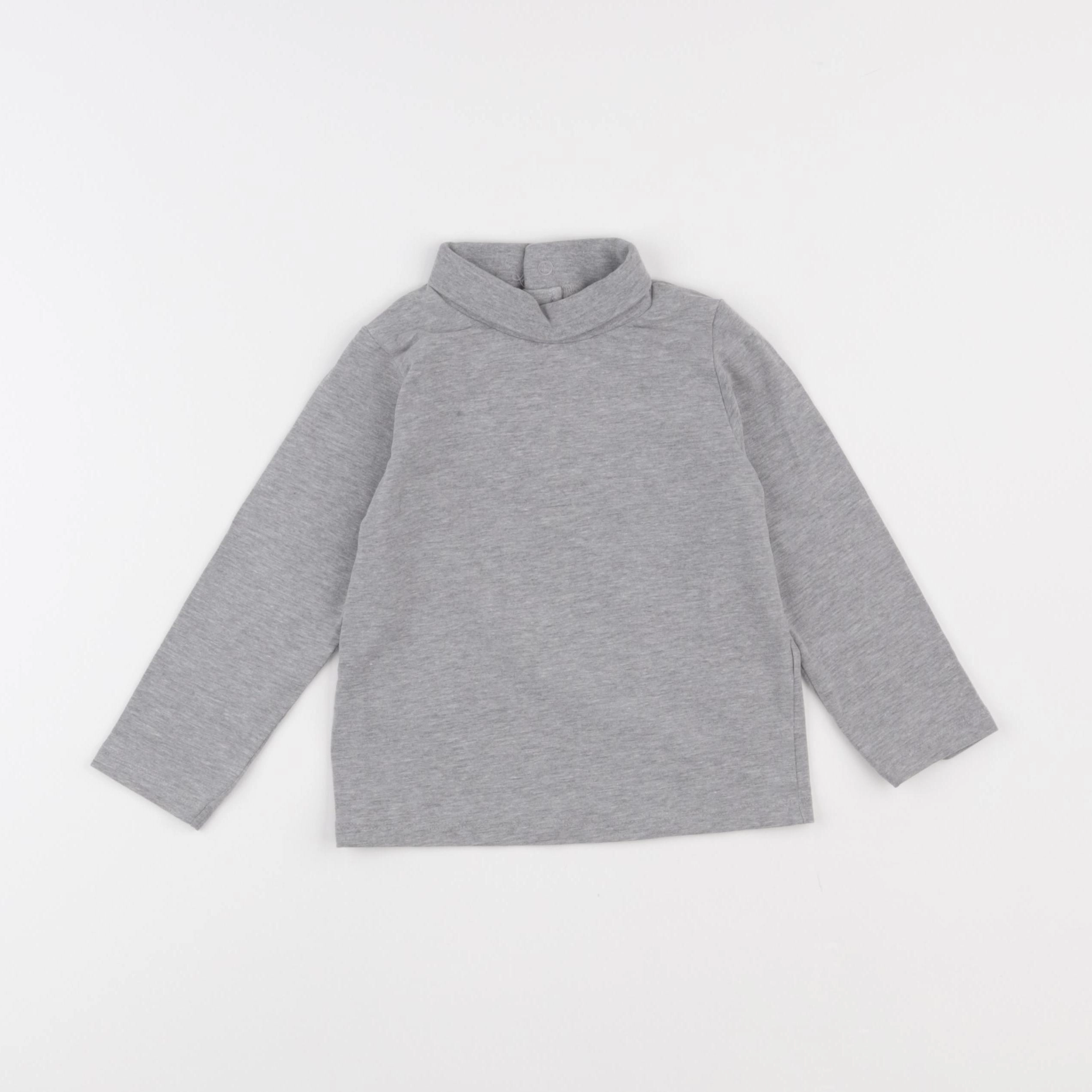 Vertbaudet - sous-pull gris - 24 mois