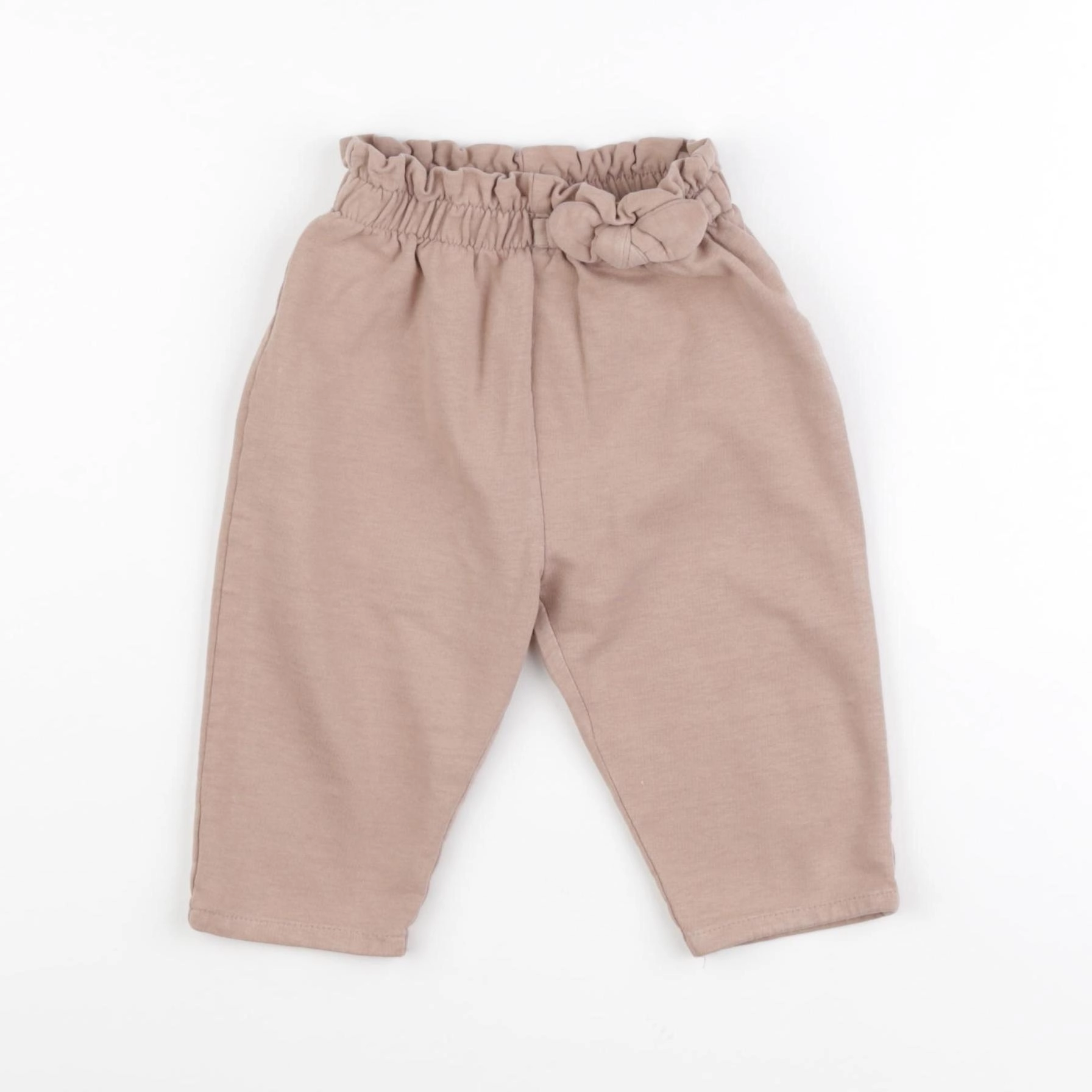 Vertbaudet - pantalon beige - 12 mois
