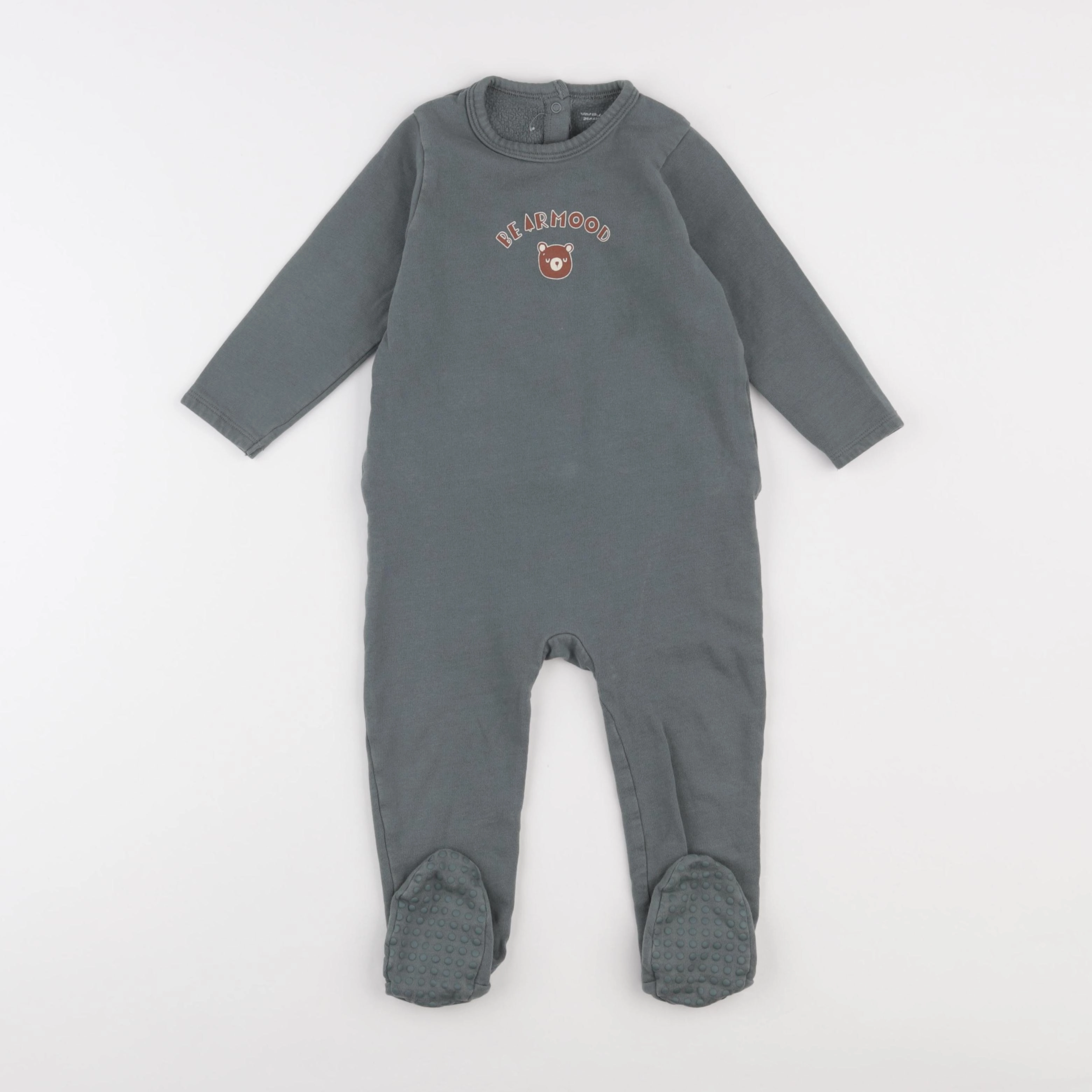 Vertbaudet - pyjama coton vert - 24 mois