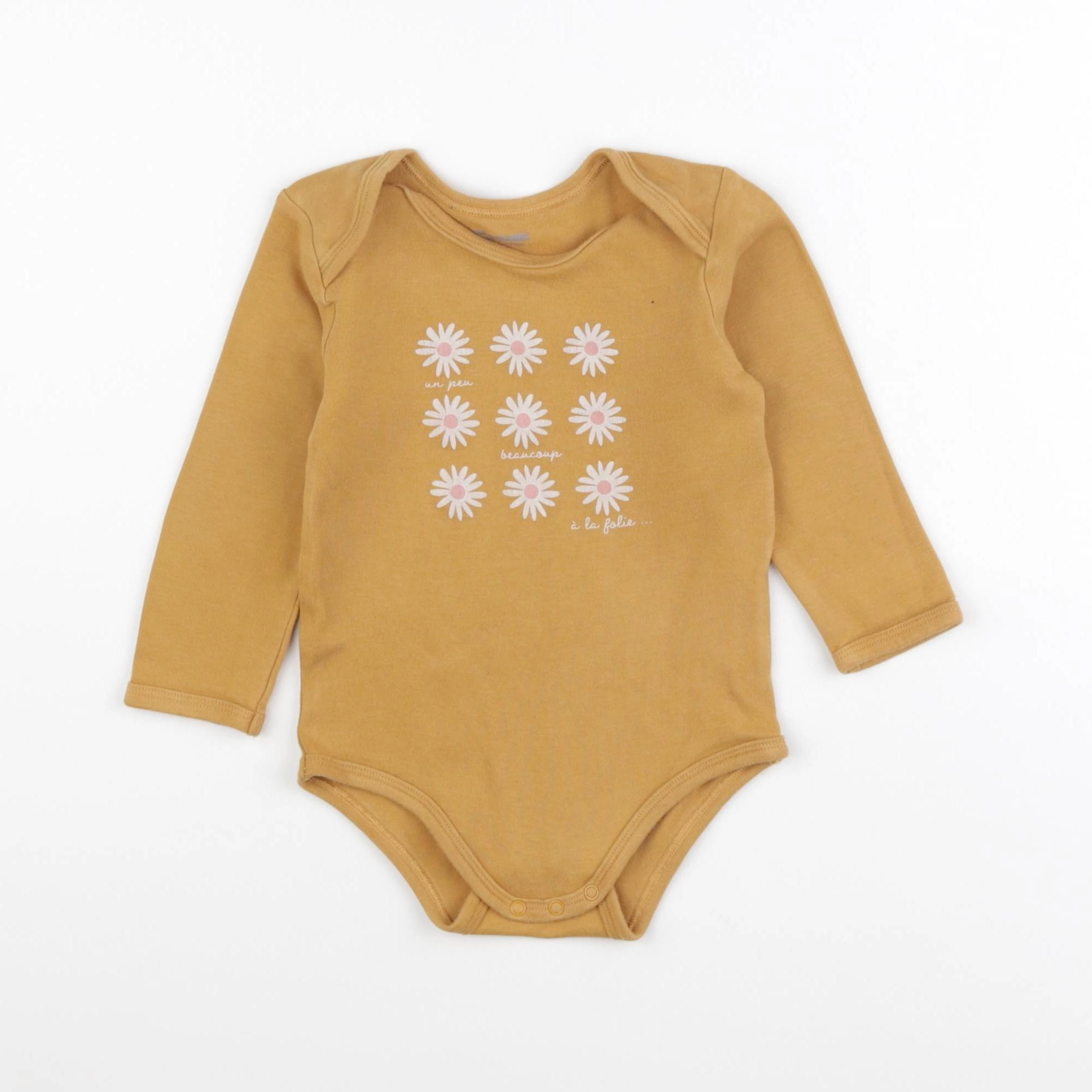 Vertbaudet - body jaune - 24 mois
