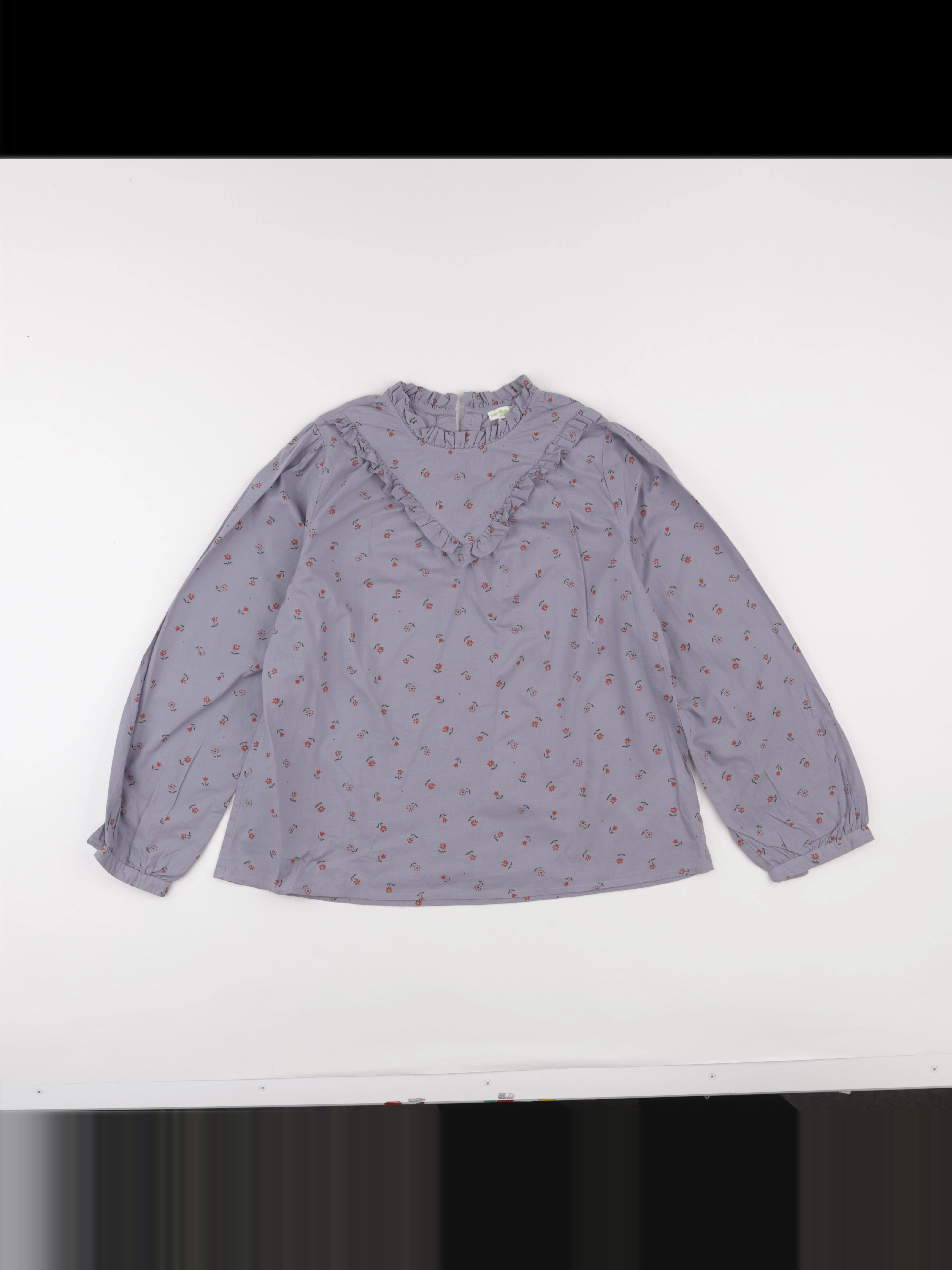Vertbaudet - blouse gris - 14 ans