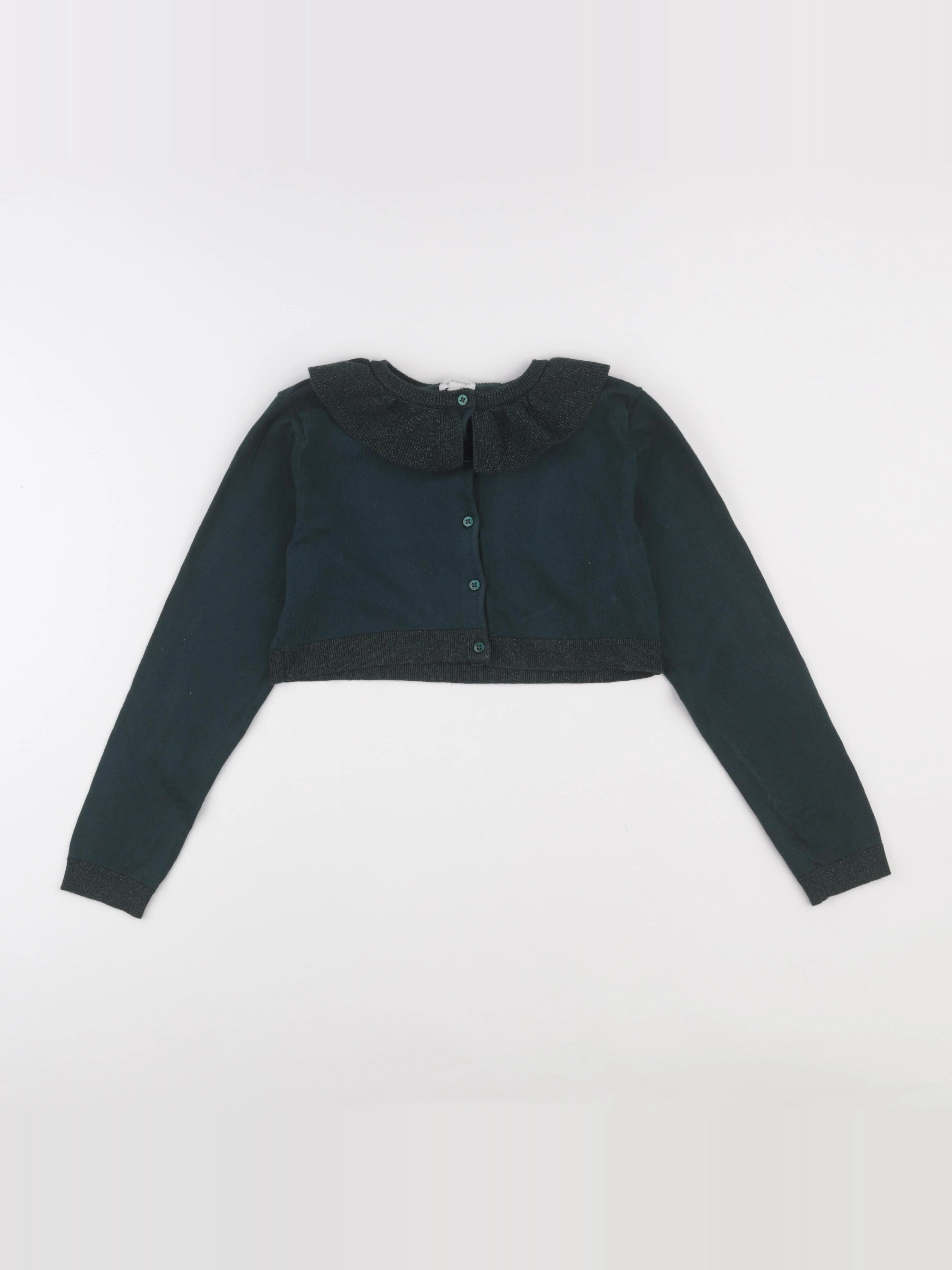 Vertbaudet - gilet vert - 10 ans