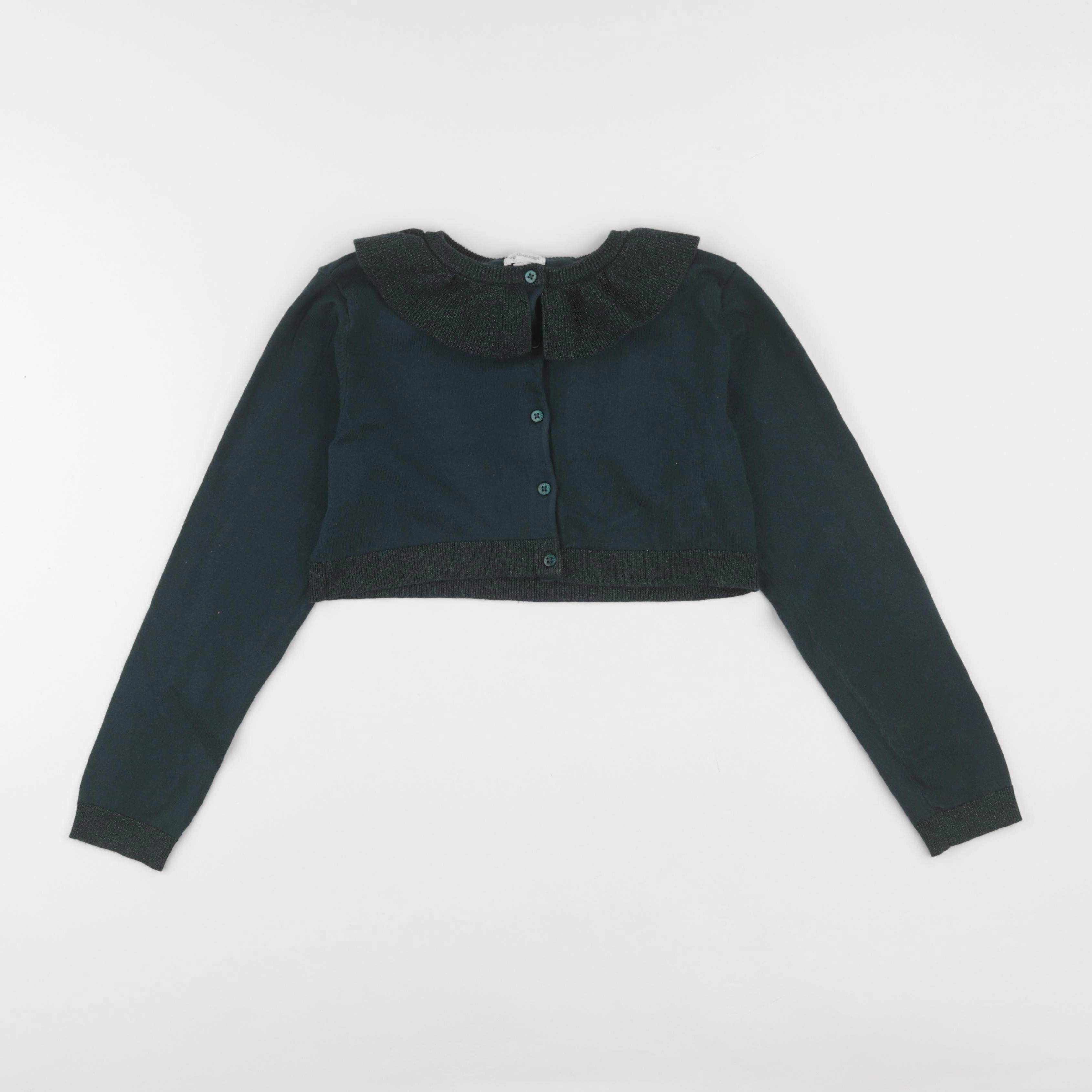 Vertbaudet - gilet vert - 10 ans