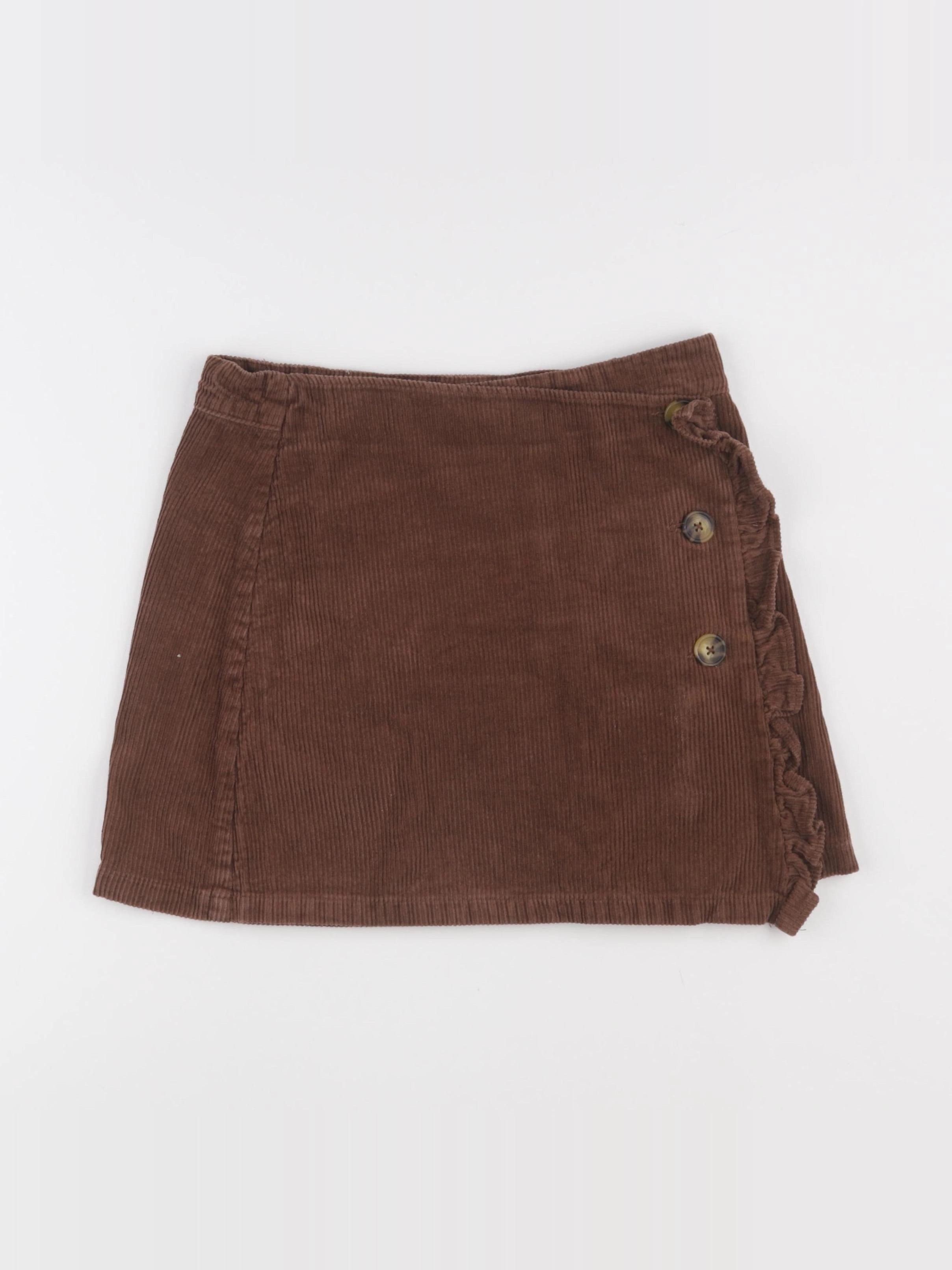 Vertbaudet - jupe marron - 12 ans