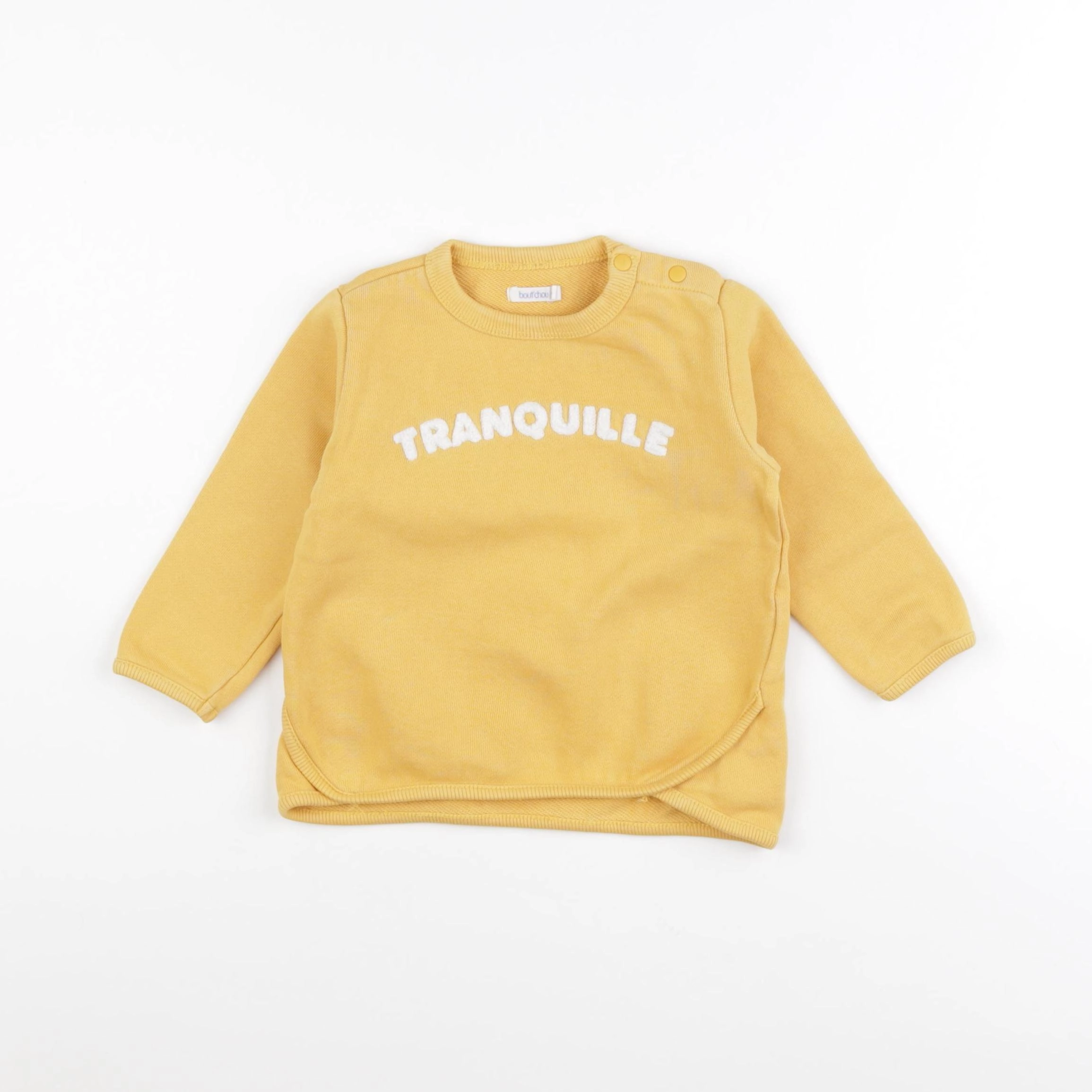 Boutchou - sweat jaune - 18 mois