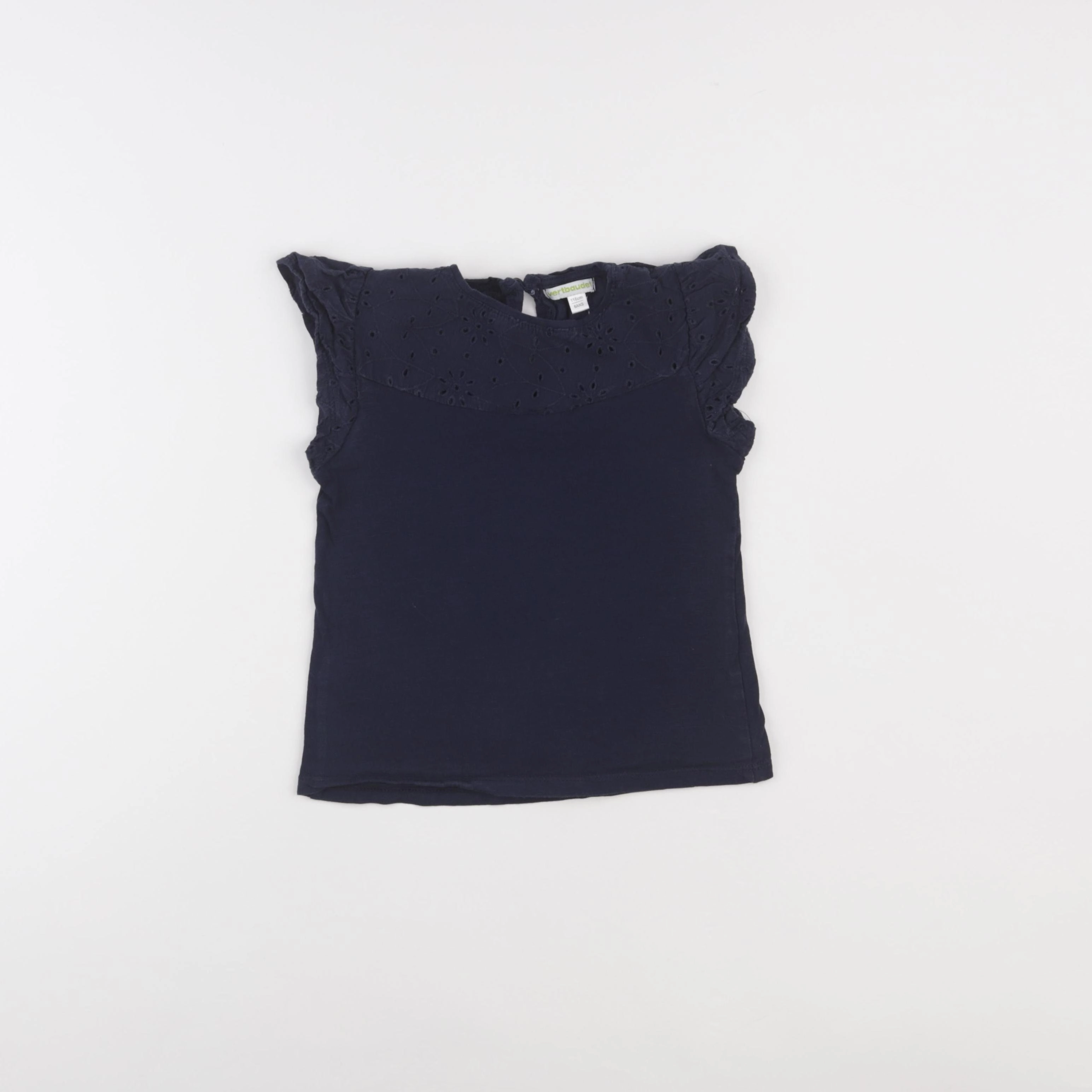 Vertbaudet - tee-shirt bleu - 8 ans