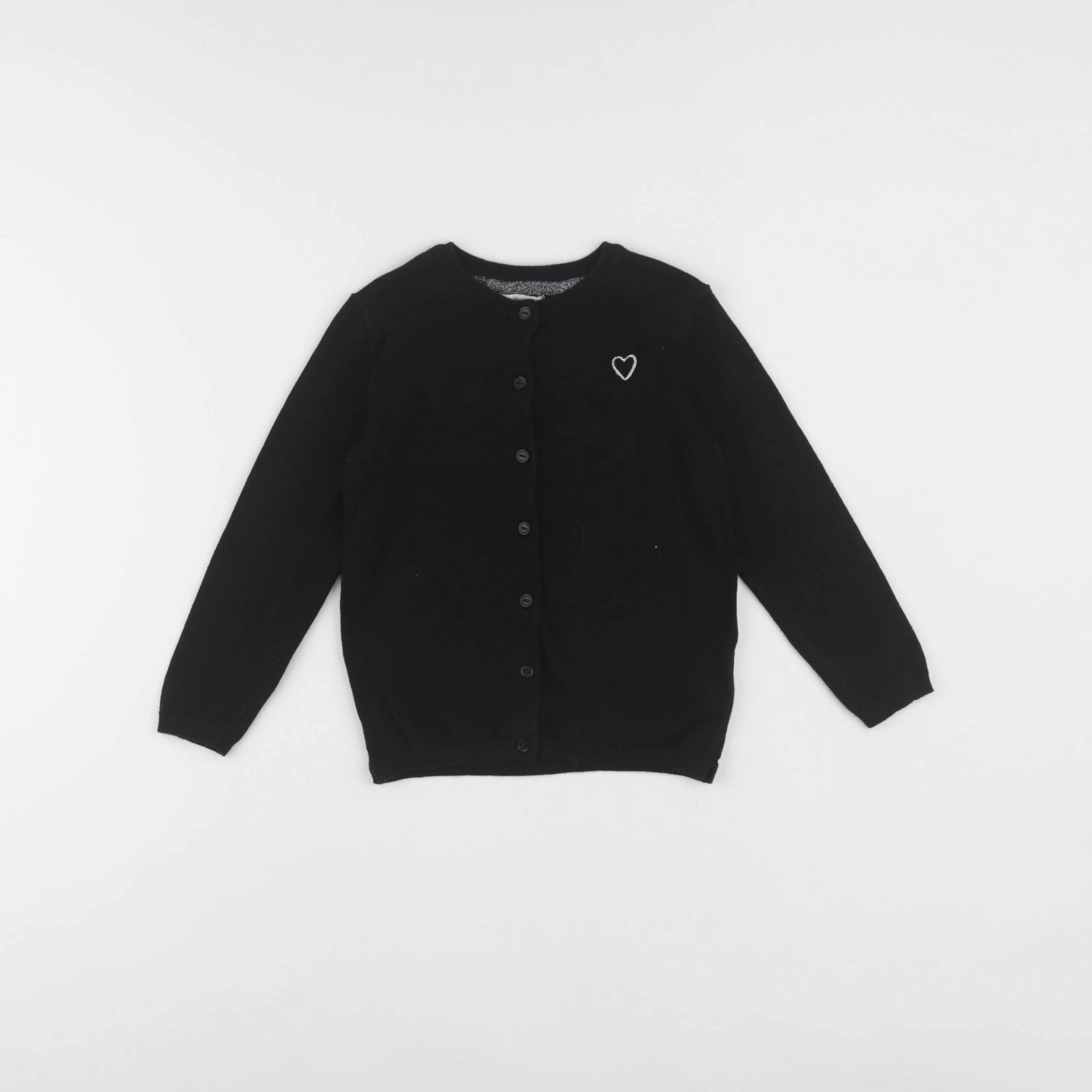 Vertbaudet - gilet noir - 6 ans