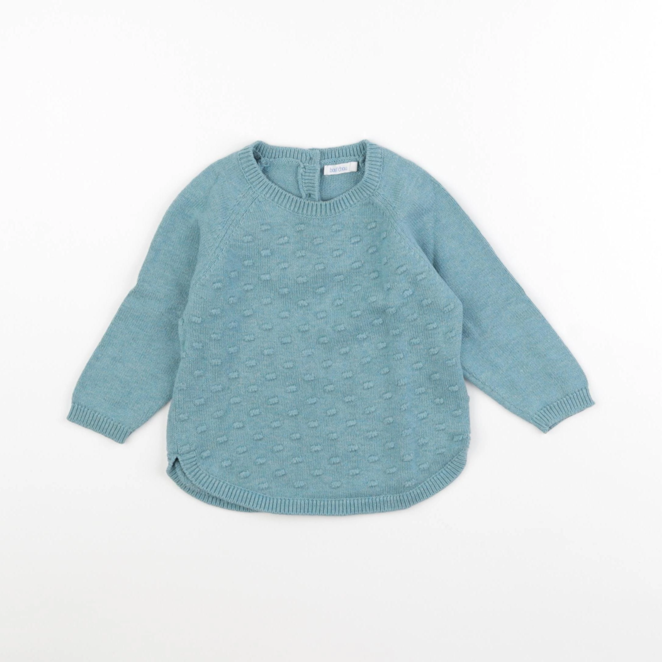 Boutchou - pull bleu - 18 mois