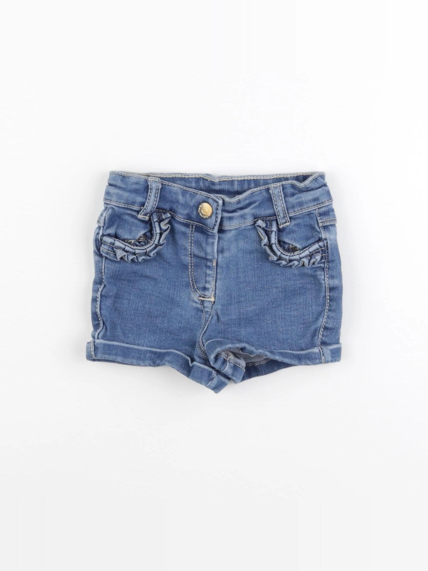 Tape à l'oeil - short bleu - 12 mois
